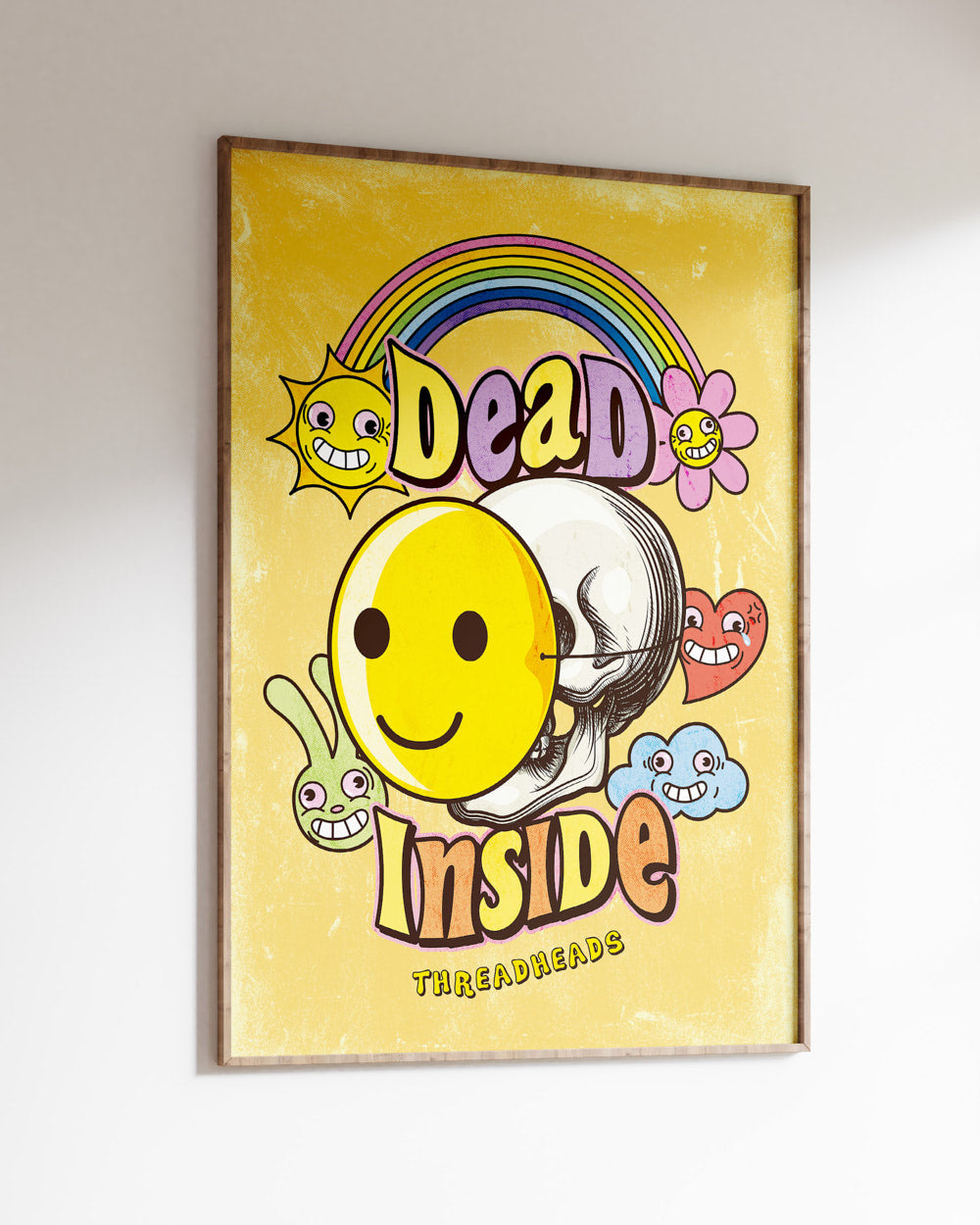 Dead Inside Art Print Australia Online