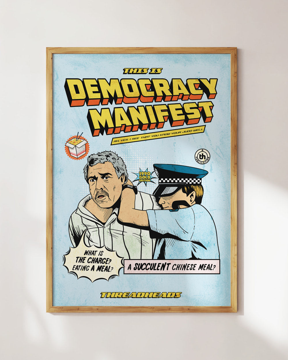 This is Democracy Manifest Art Print