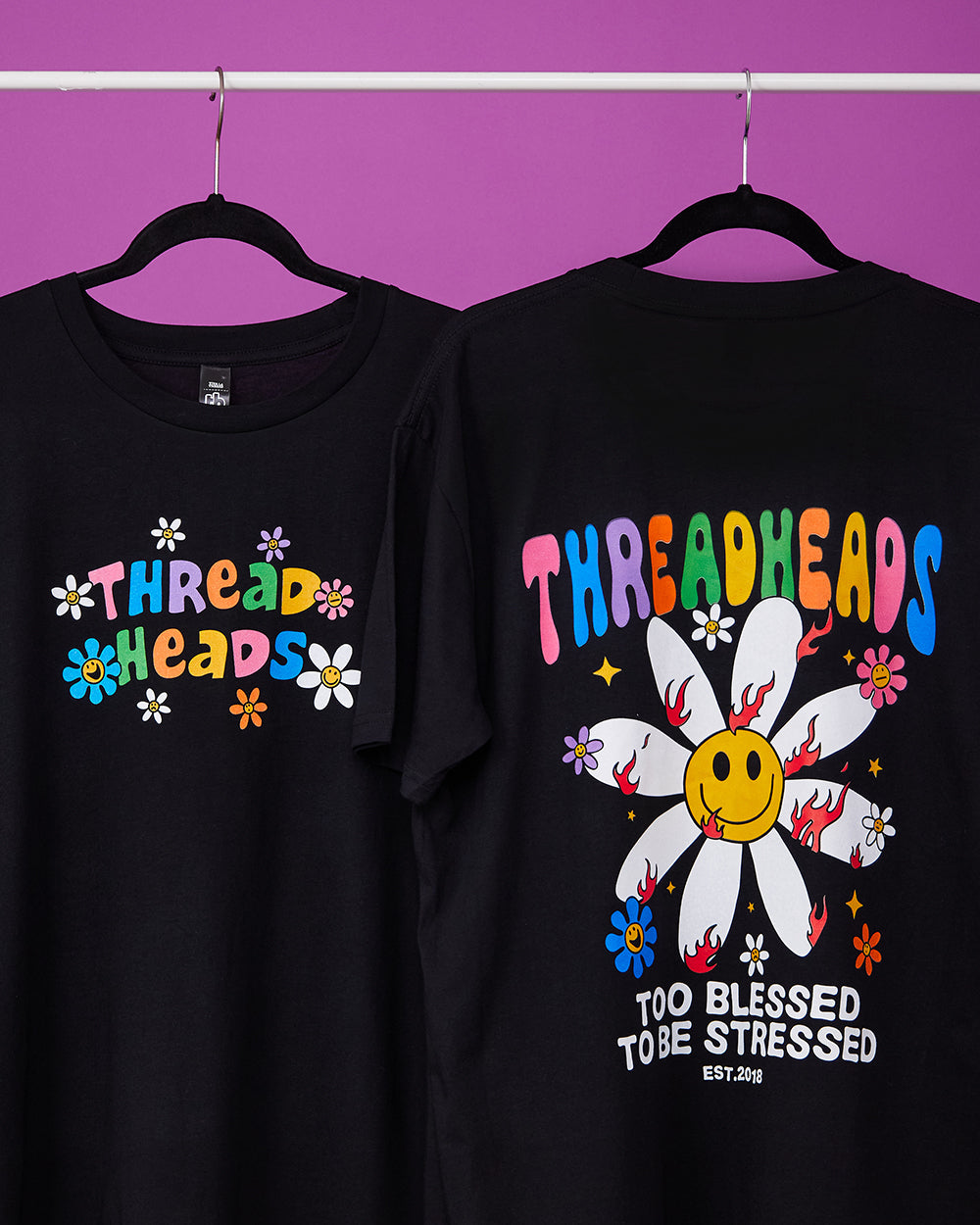Too Blessed to be Stressed T-Shirt Australia Online #colour_black