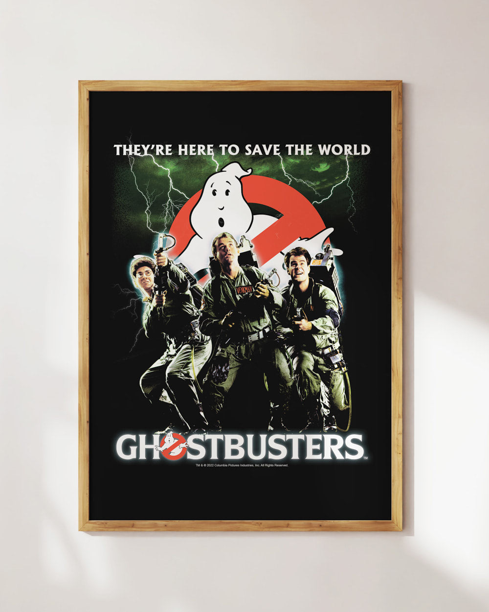 Ghostbusters Here To Save The World Art Print | Wall Art