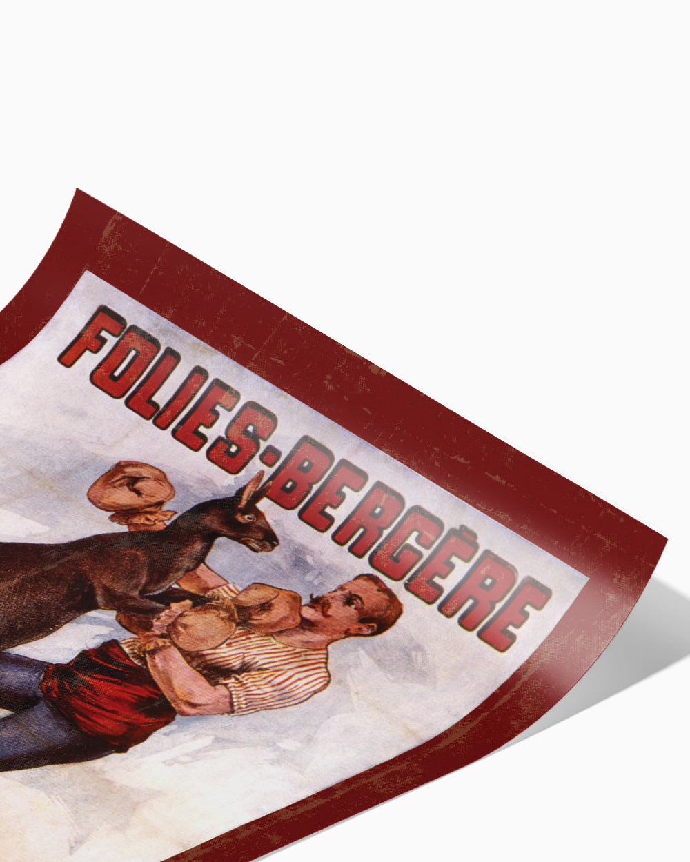 Kangaroo Boxer Art Print Australia Online