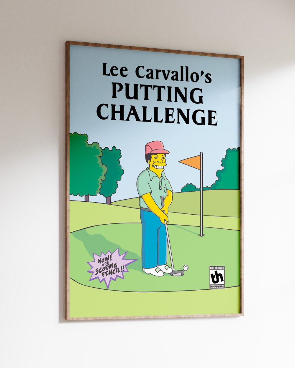 Lee Carvallo's Putting Challenge Art Print | Wall Art