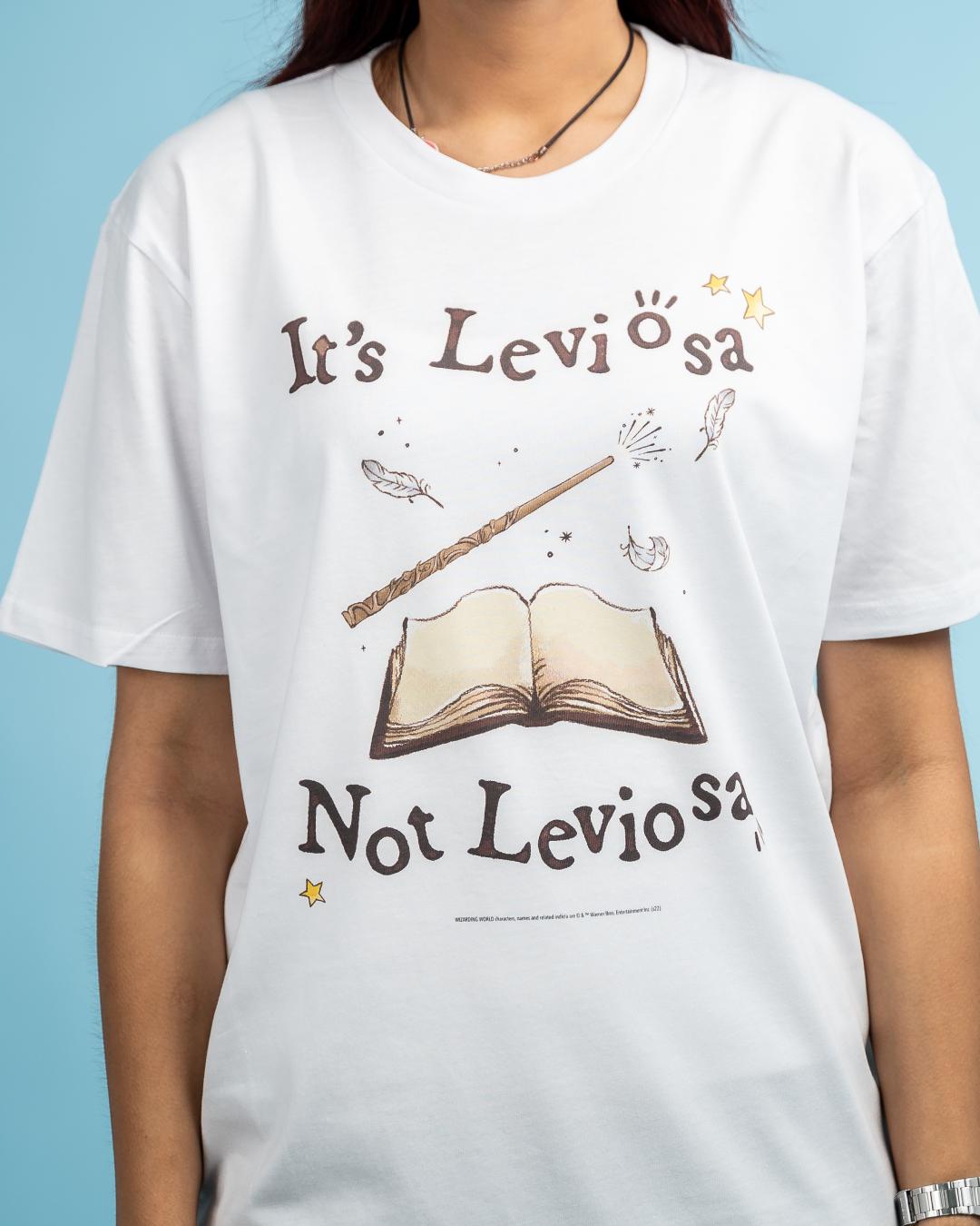 It's Leviosa not Leviosa T-Shirt Australia Online #colour_white