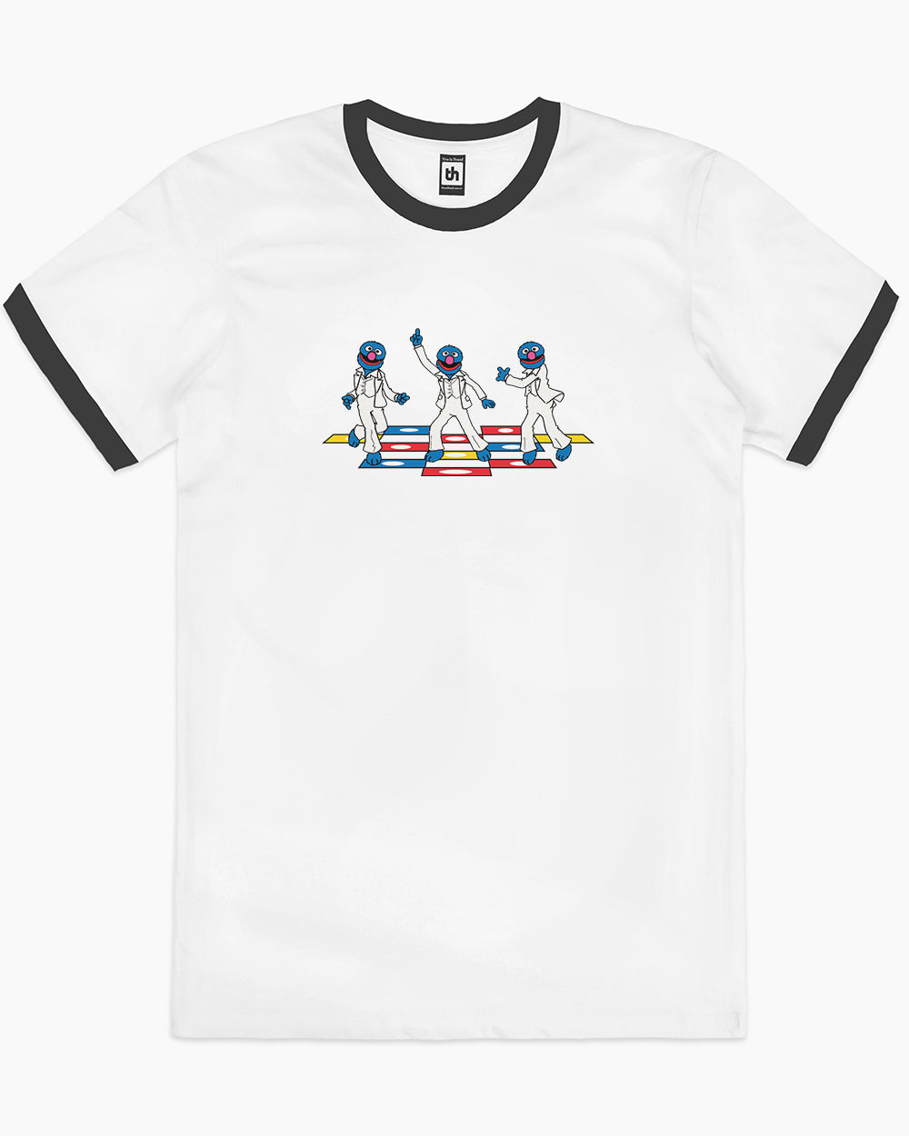Sesame Street Fever T-Shirt Australia Online #colour_black ringer