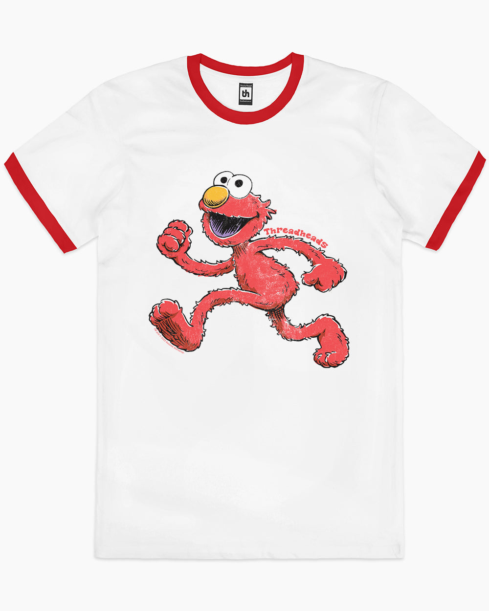 Elmo T-Shirt Australia Online #colour_red ringer