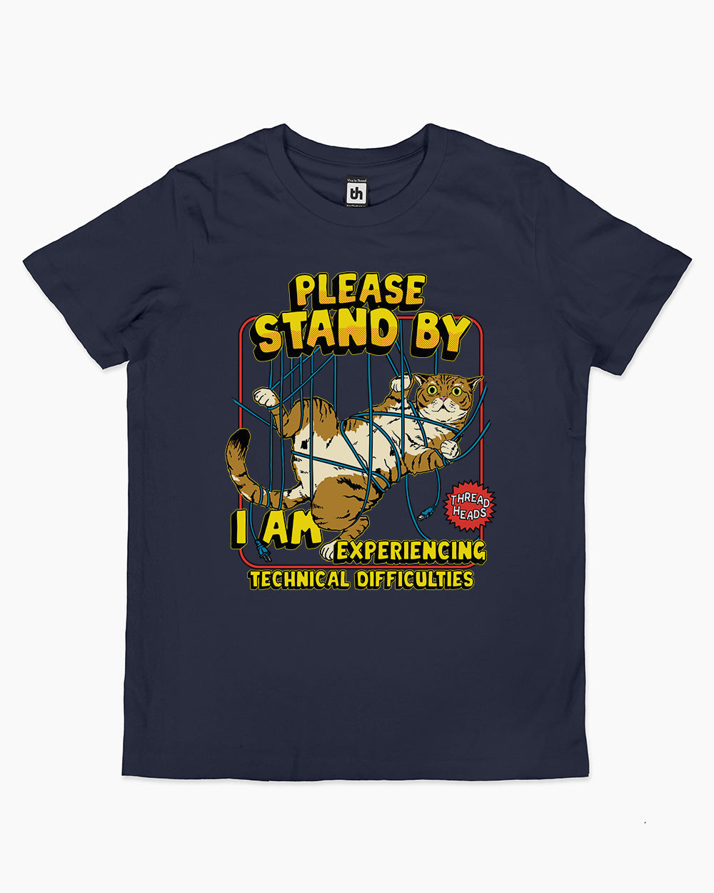 Technical Difficulties Kids T-Shirt Australia Online #colour_navy