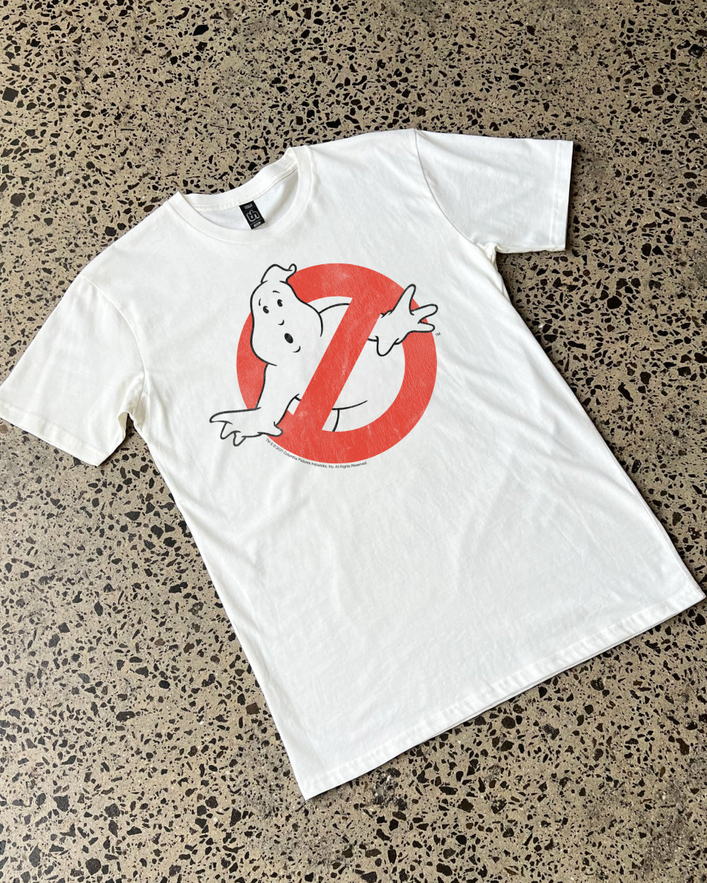 No Ghost Logo T-Shirt Australia Online #colour_natural