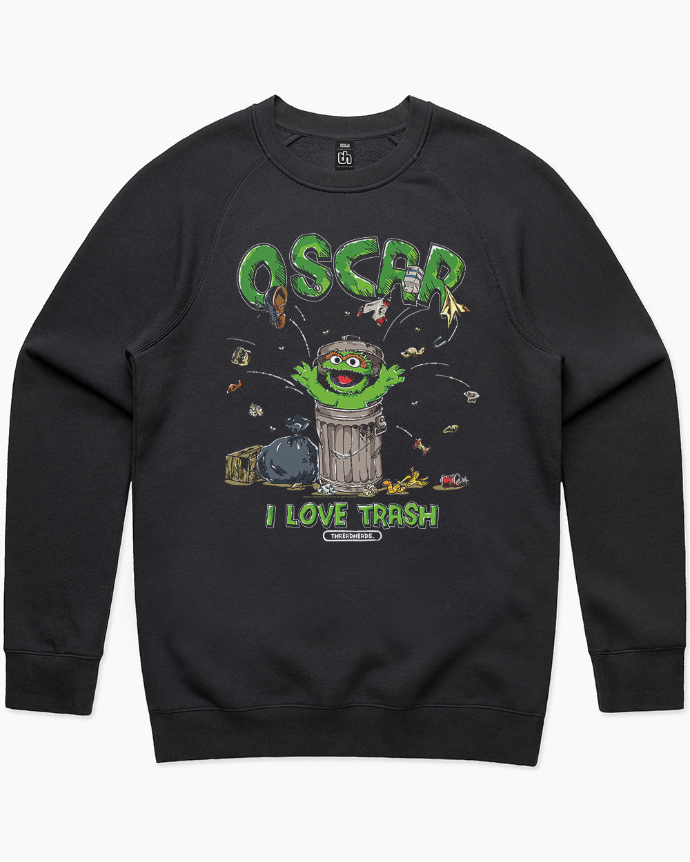 Oscar I Love Trash Sweater Australia Online #colour_black