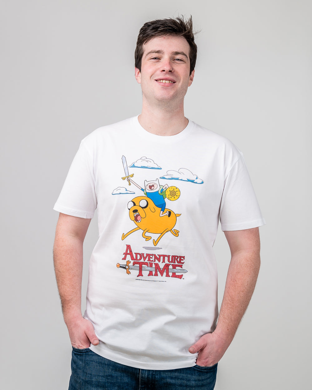 Adventure Time T-Shirt Australia Online #colour_white