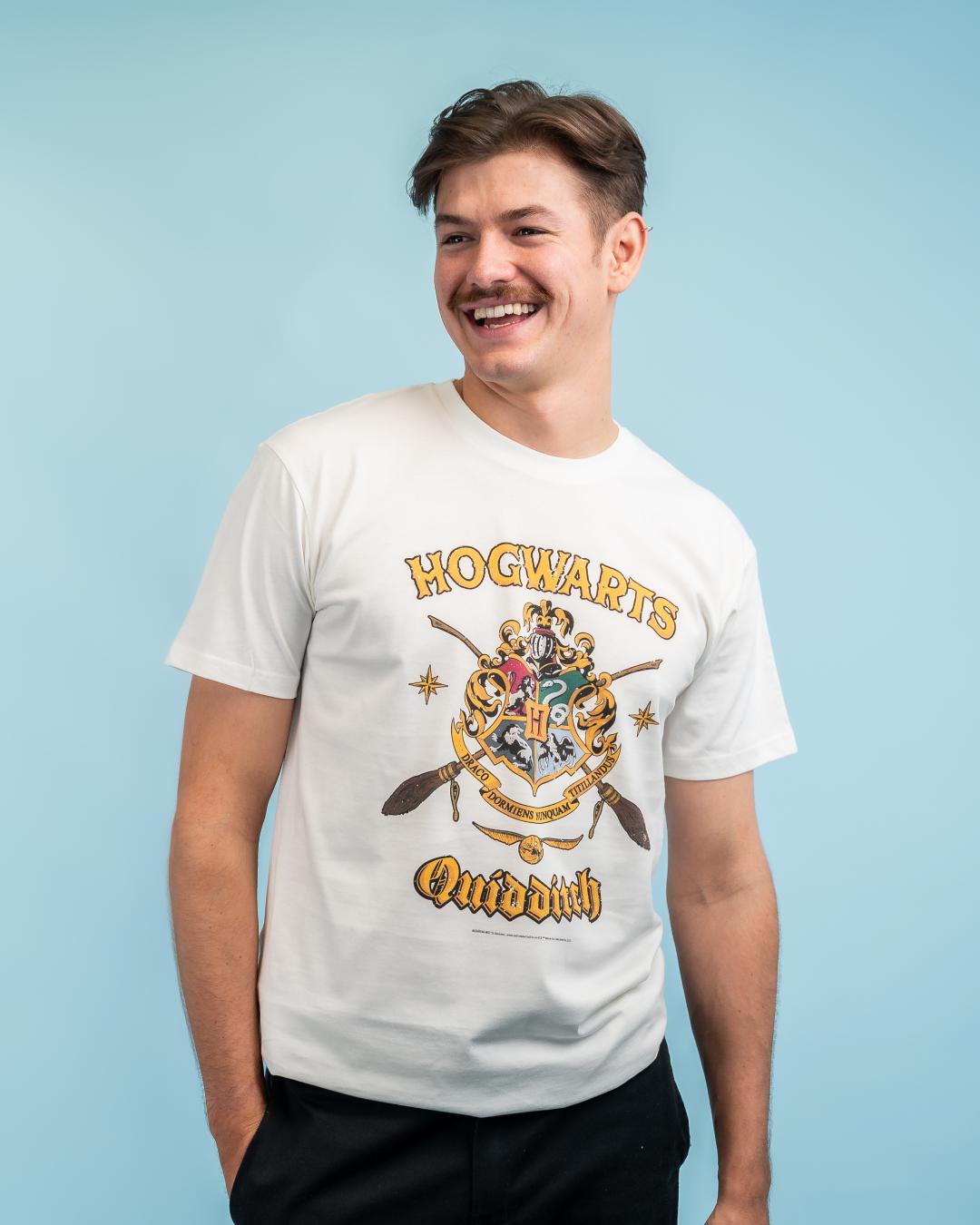 Hogwarts Quidditch Shield T-Shirt Australia Online #colour_natural