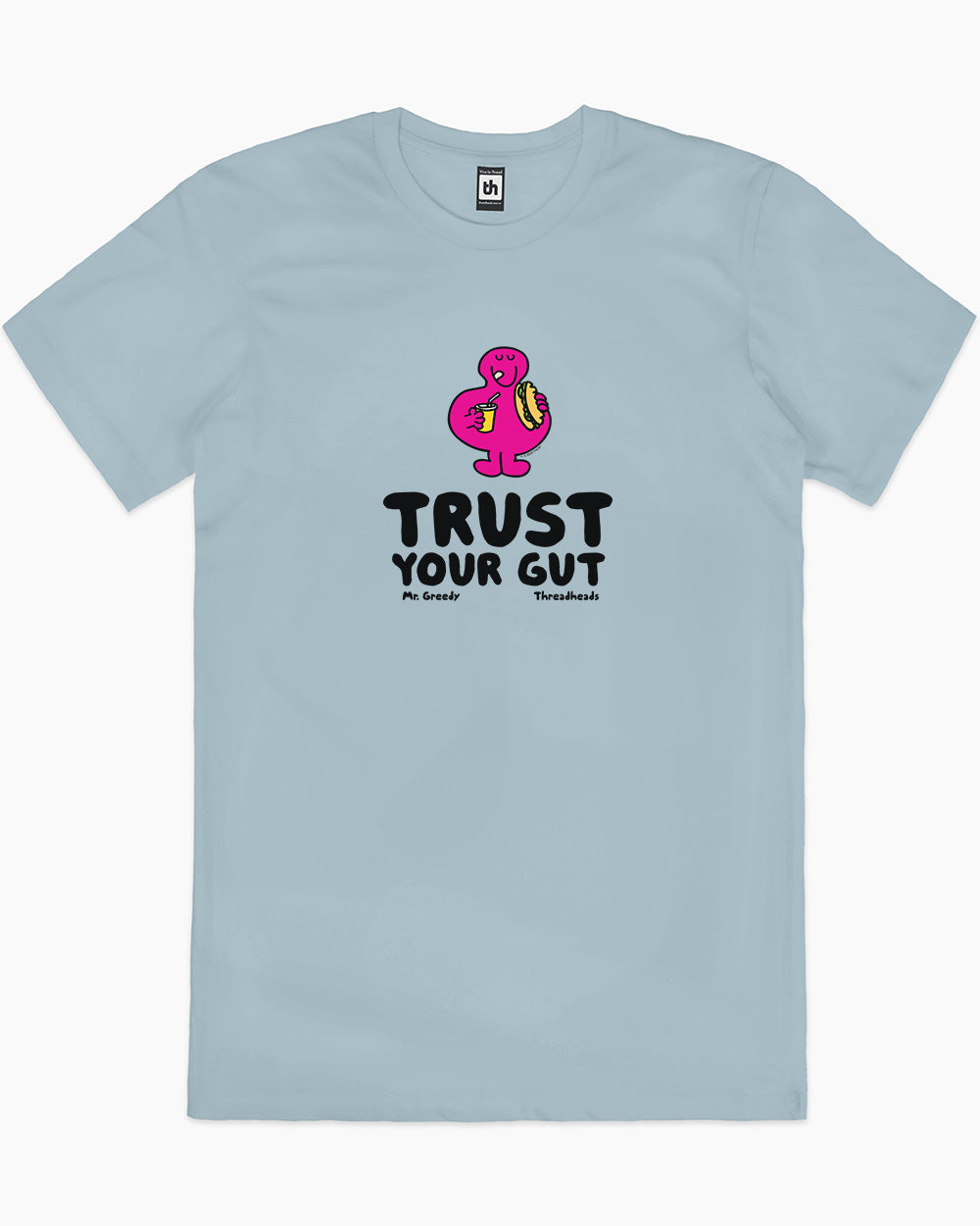 Trust Your Gut T-Shirt Australia Online #colour_pale blue