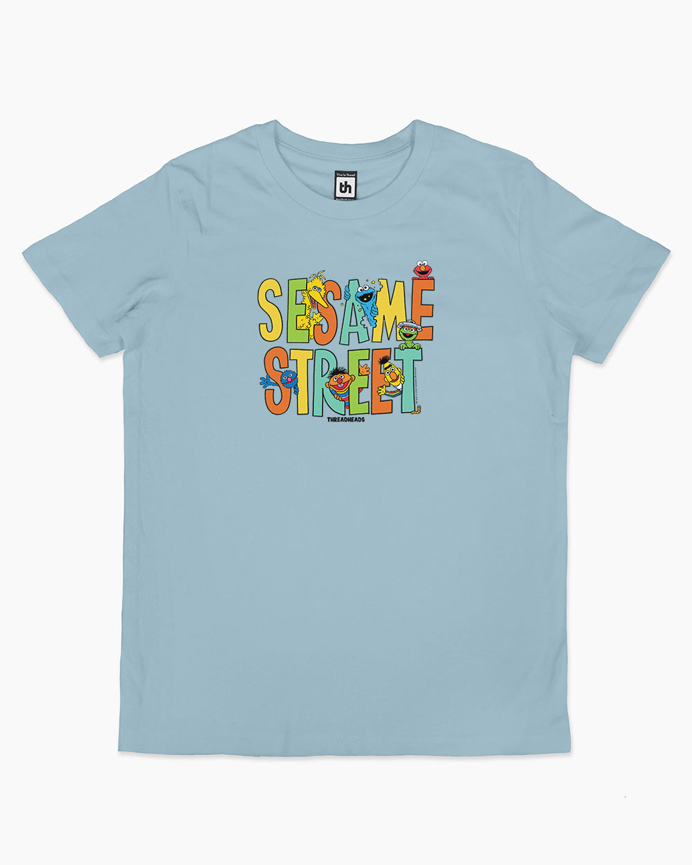 Sesame Street Friends Kids T-Shirt Australia Online #colour_pale blue