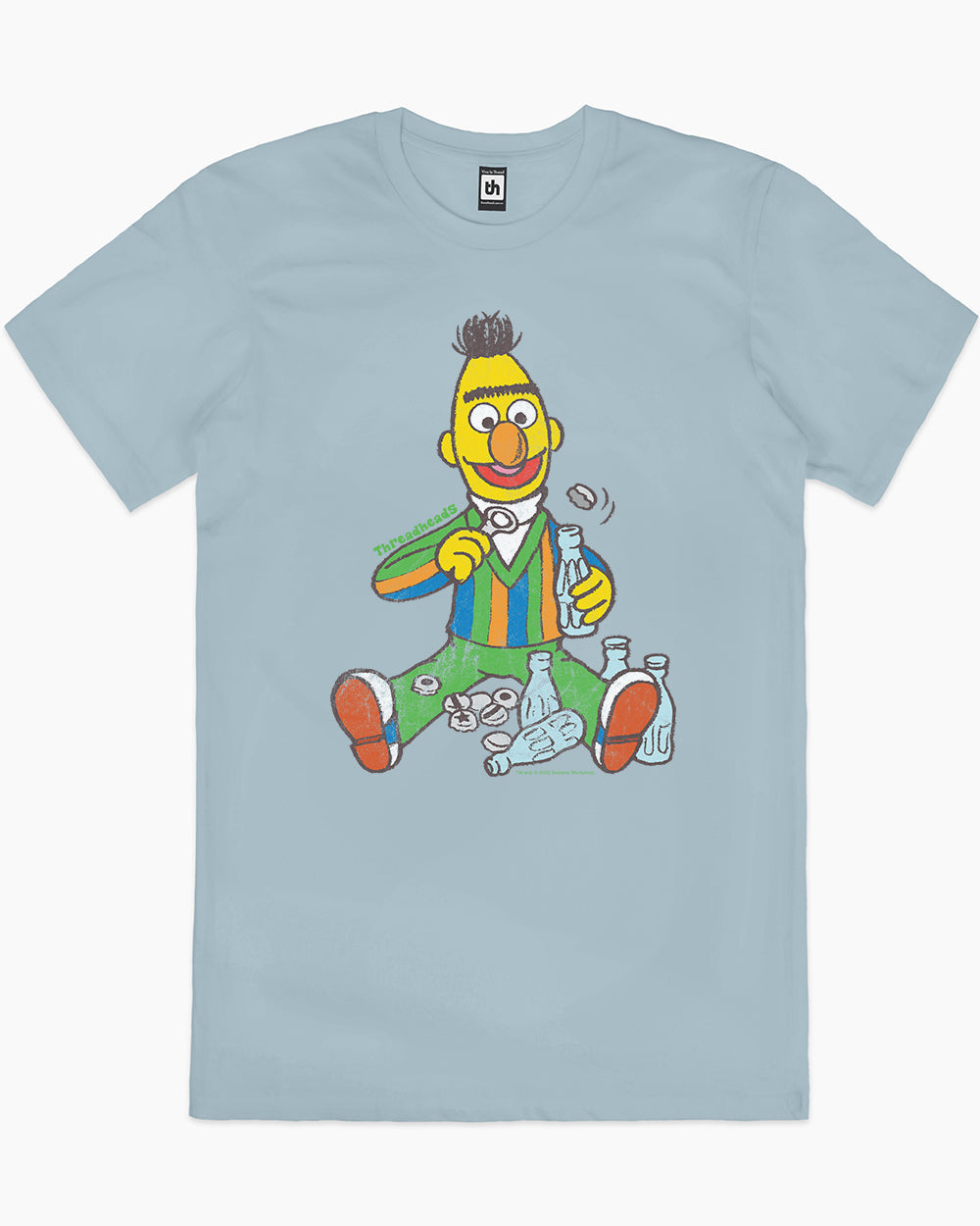 Bert T-Shirt Australia Online #colour_pale blue