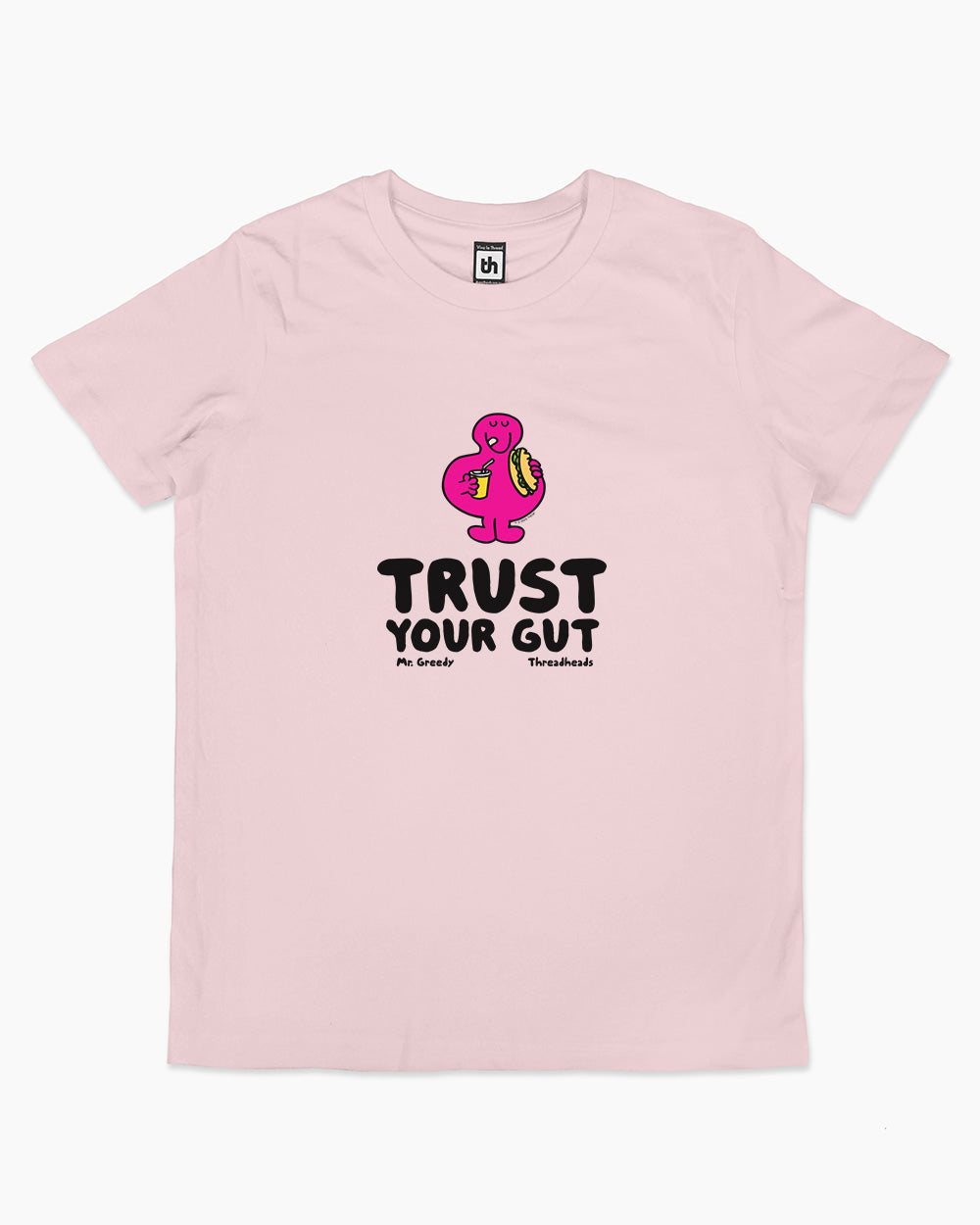 Trust Your Gut Kids T-Shirt Australia Online #colour_pink
