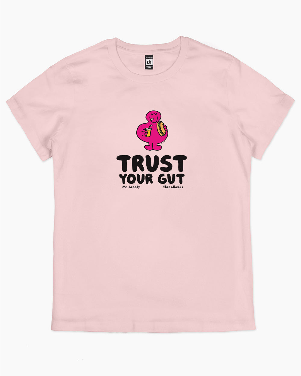Trust Your Gut T-Shirt Australia Online #colour_pink