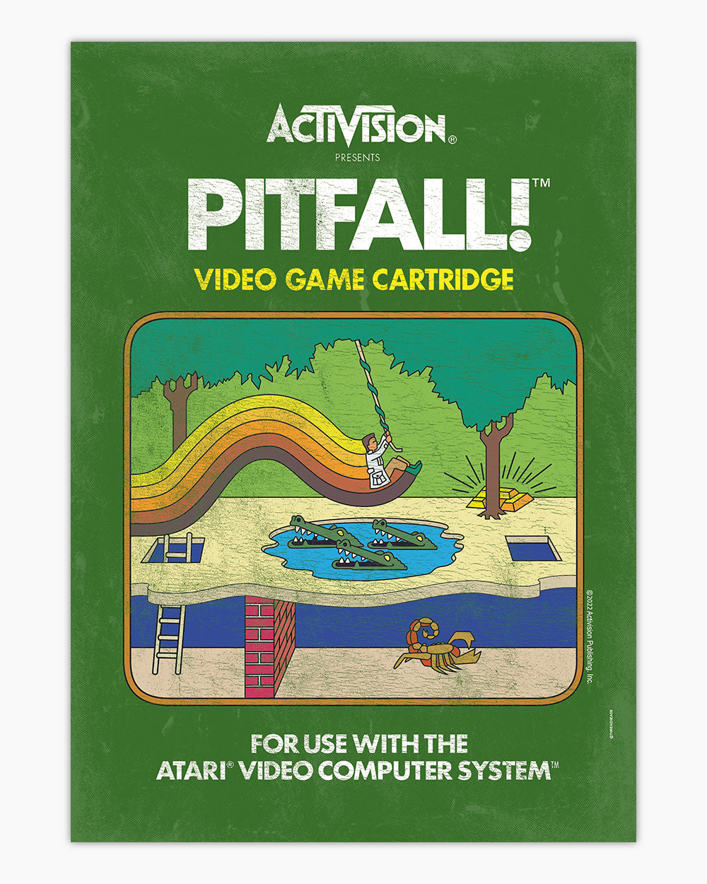 Activision Pitfall Art Print | Wall Art