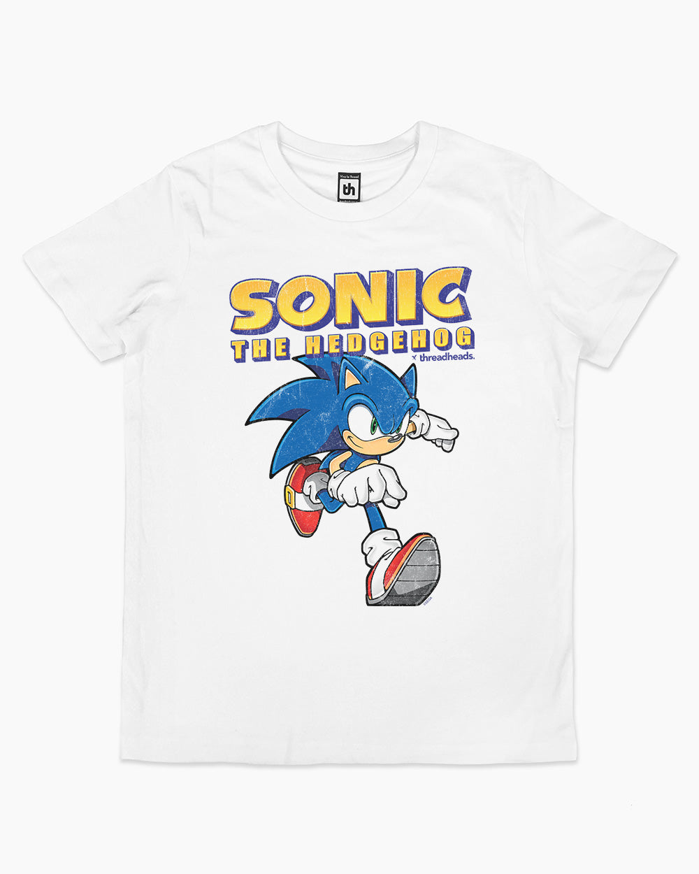 Sonic On The Move Kids T-Shirt Australia Online #colour_white