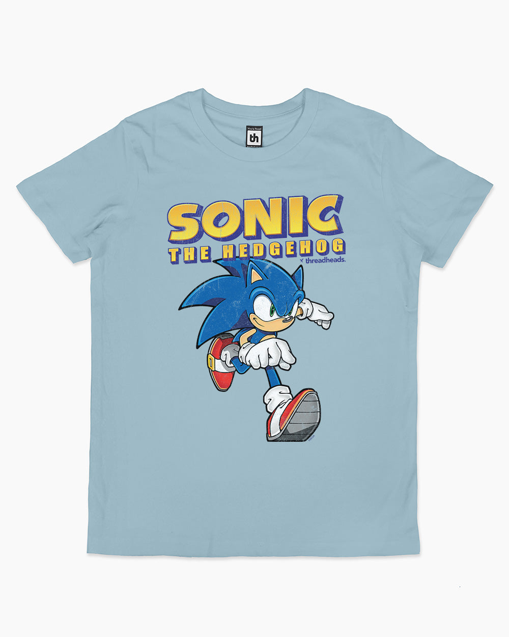 Sonic On The Move Kids T-Shirt Australia Online #colour_pale blue