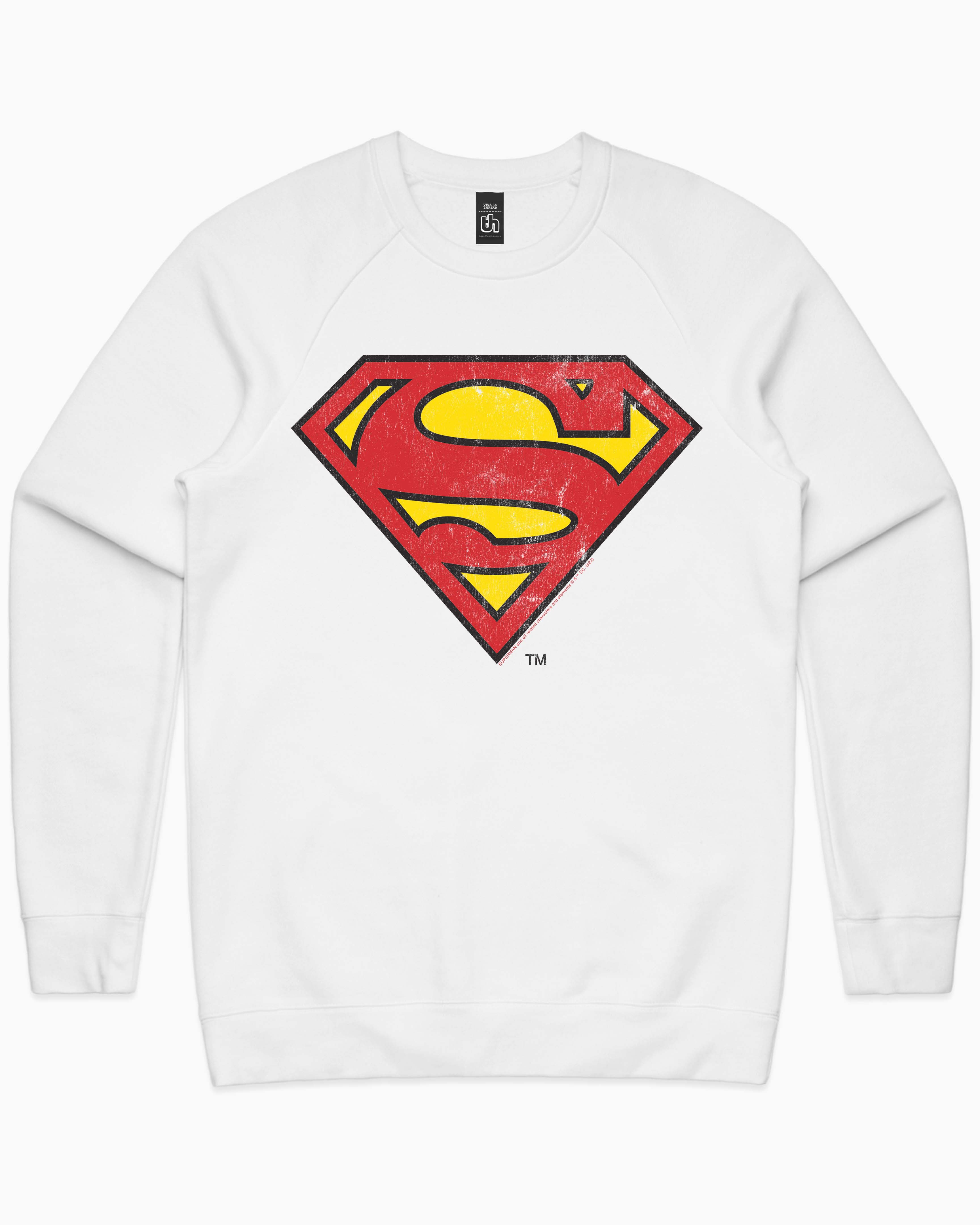 White on sale branded jumper