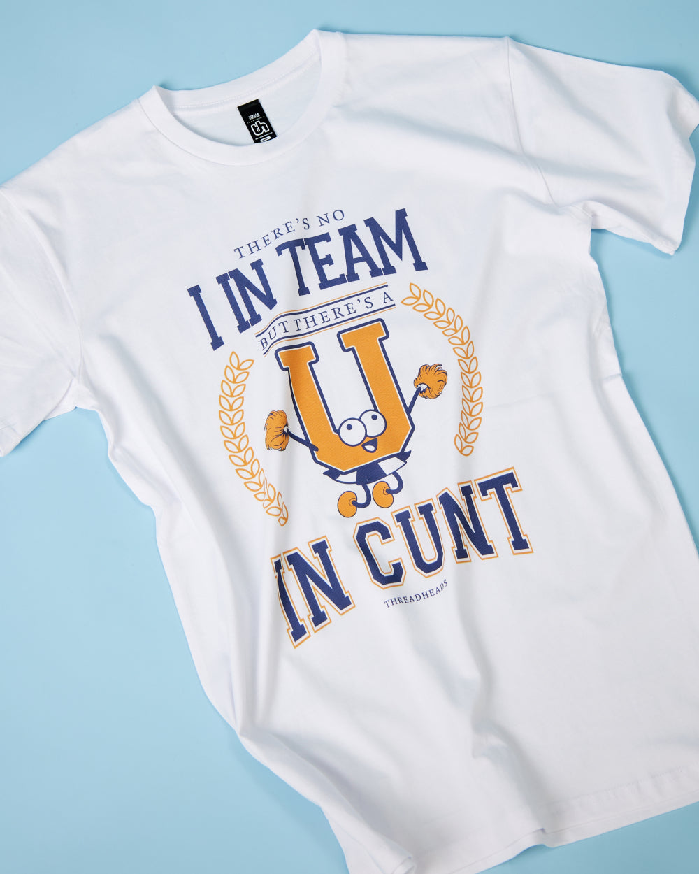 There's No 'I' In Team T-Shirt Australia Online #colour_white