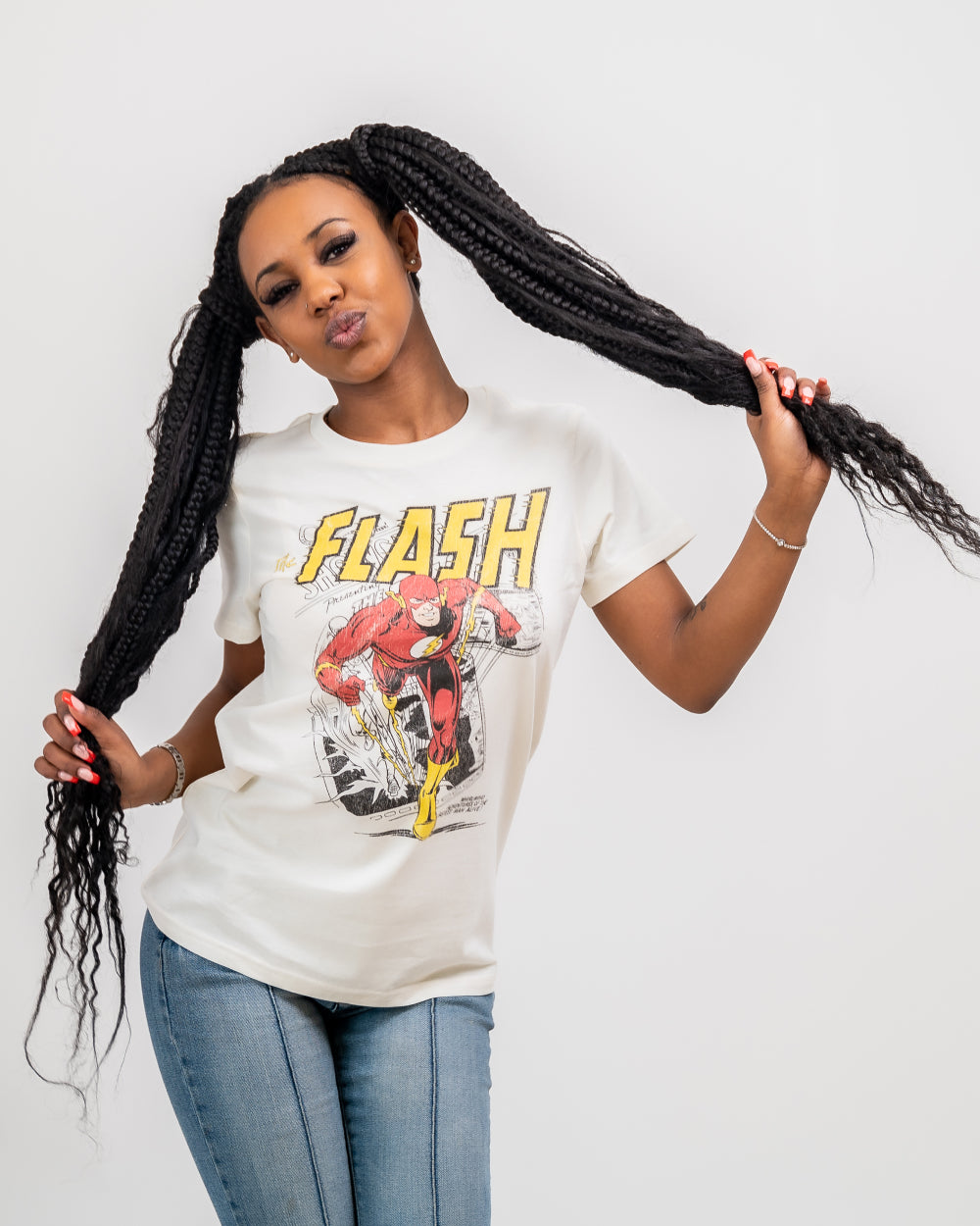 The Flash T-Shirt Australia Online #colour_white