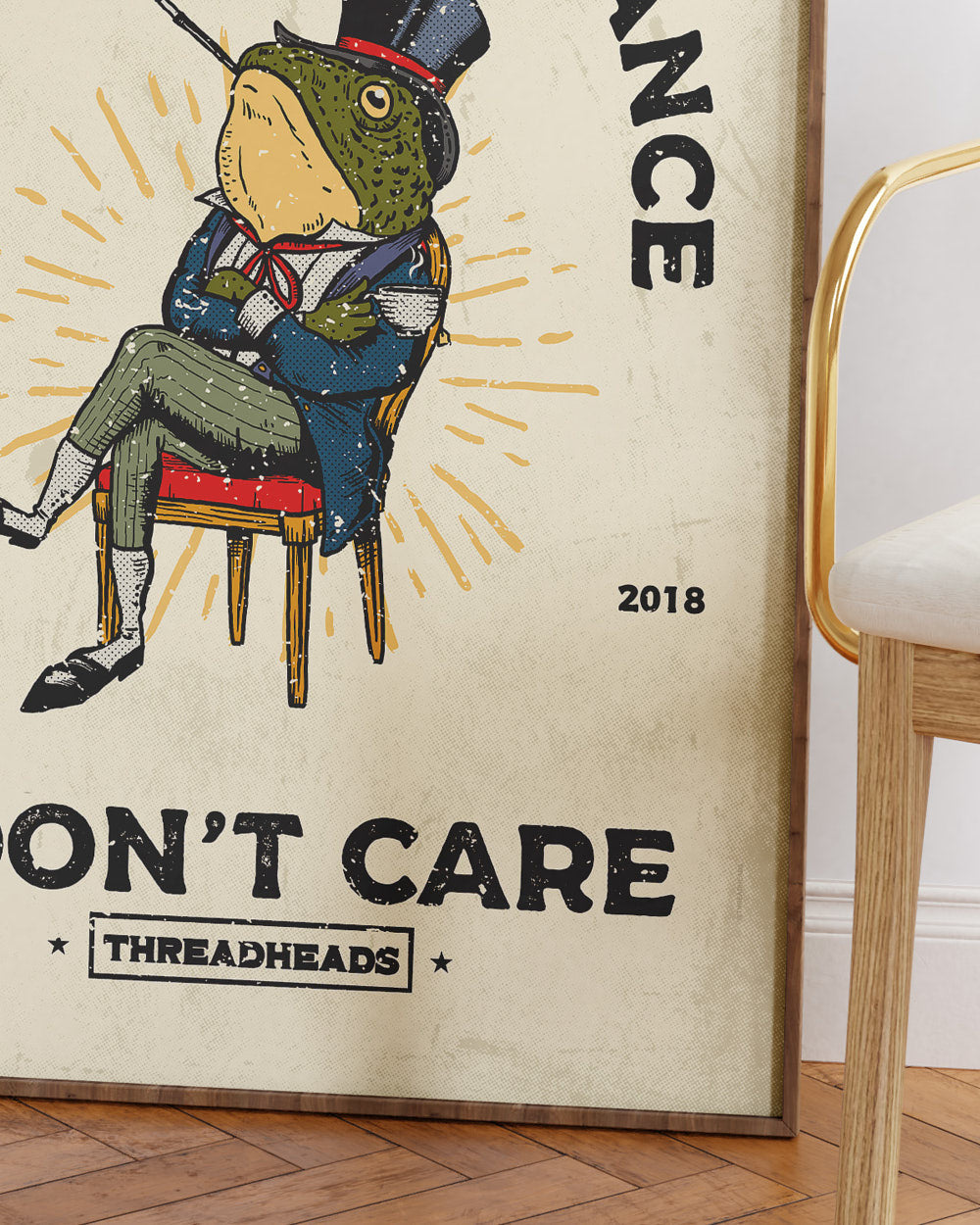 There's a 99% Chance I Don't Care Art Print