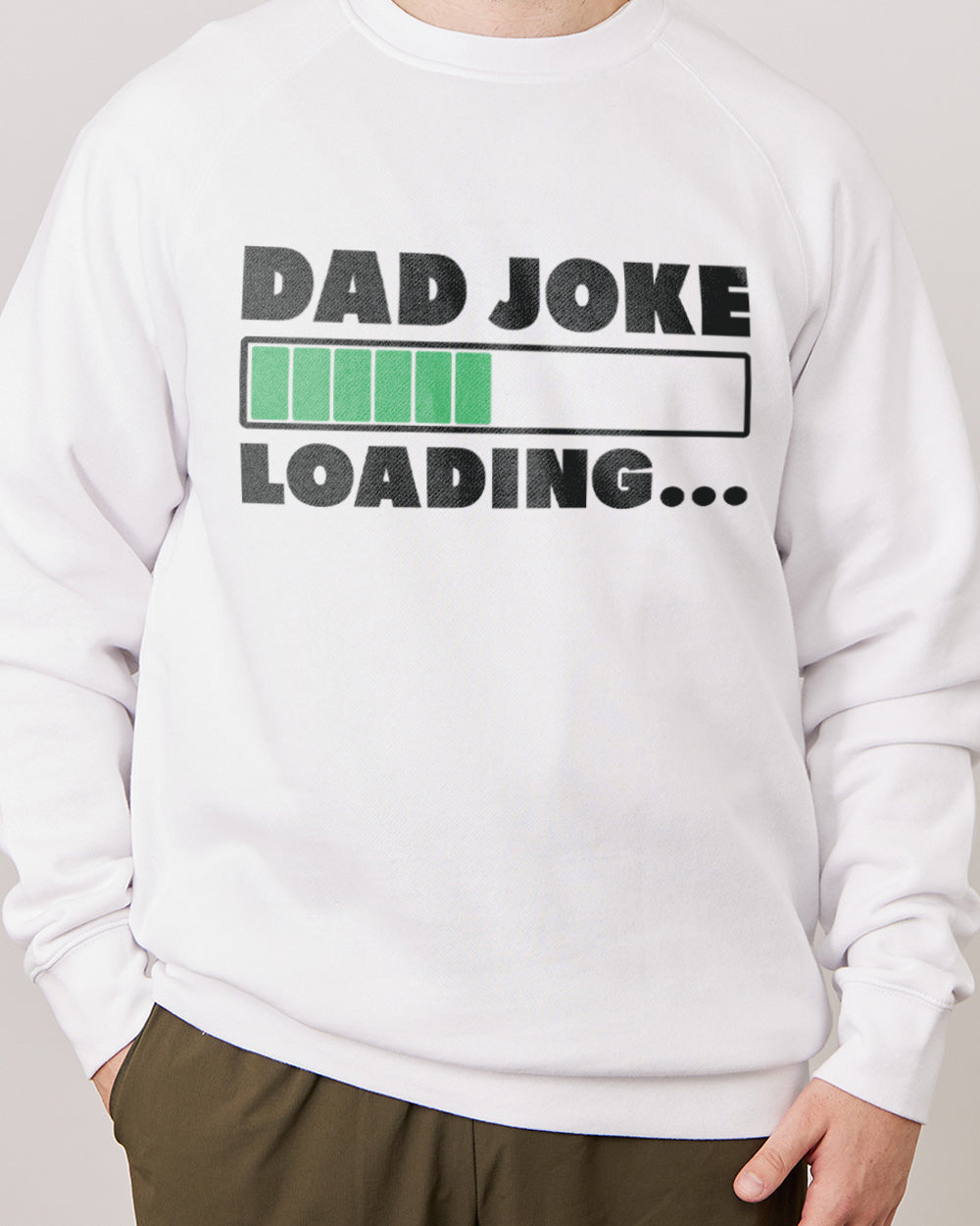 Dad Joke Loading Jumper Australia Online #colour_white