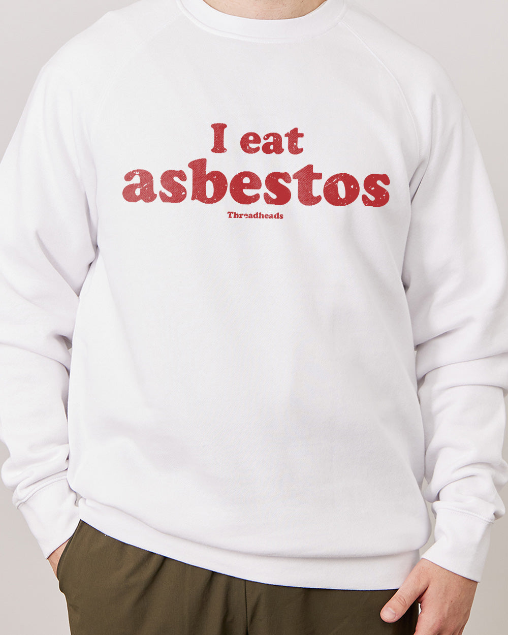 I Eat Asbestos Jumper Australia Online #colour_white