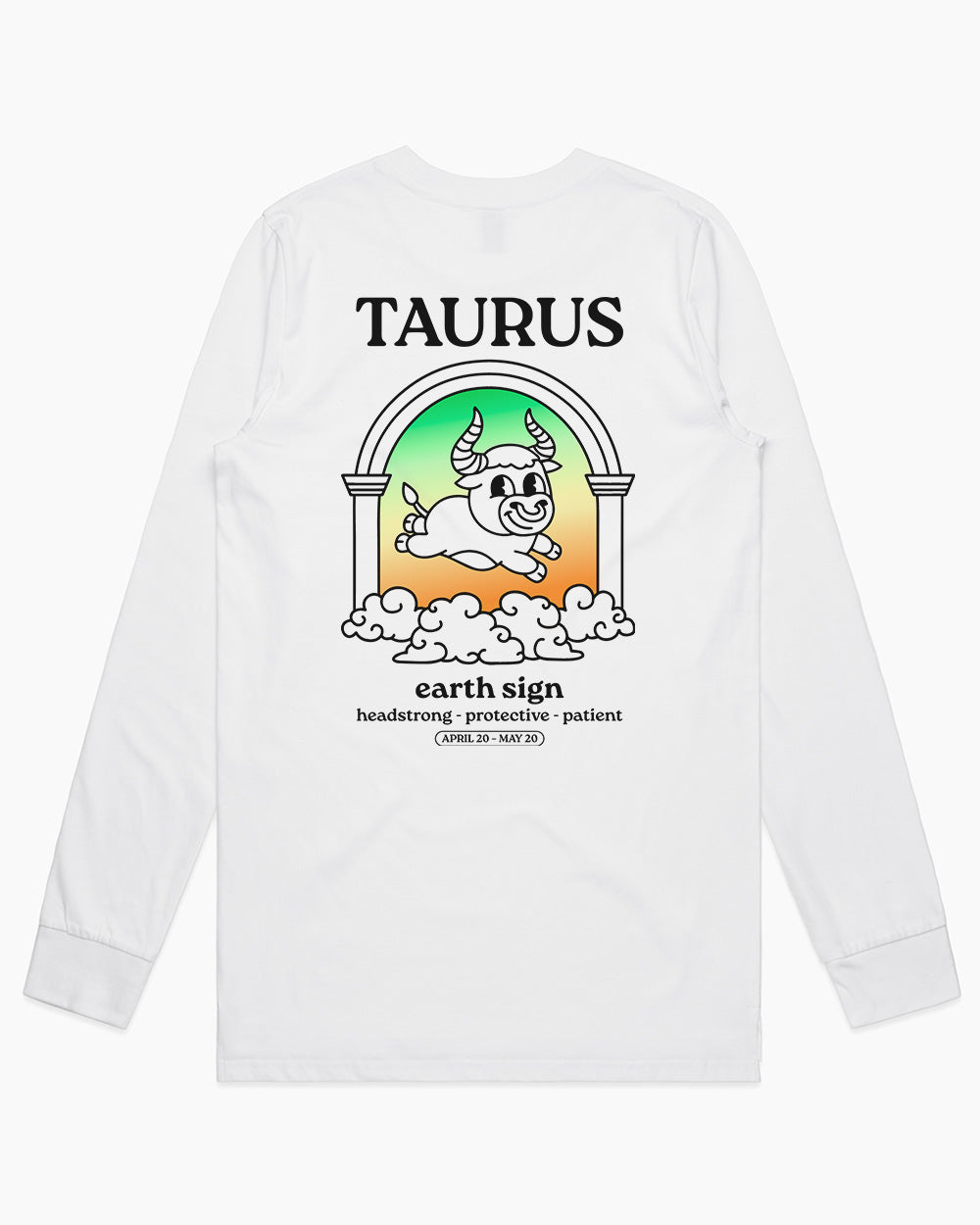 Taurus Long Sleeve Australia Online #colour_white