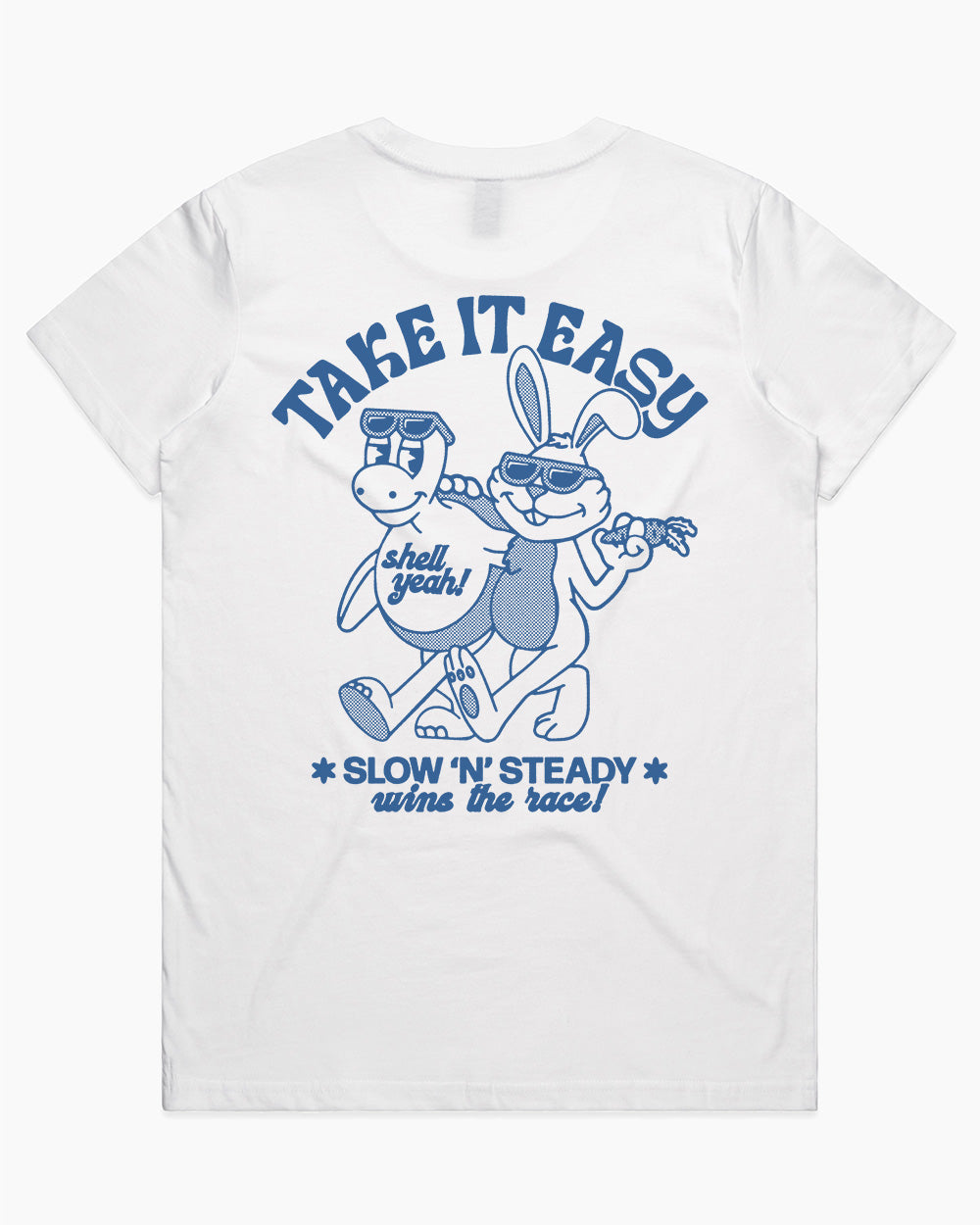Take it Easy T-Shirt Australia Online #colour_white