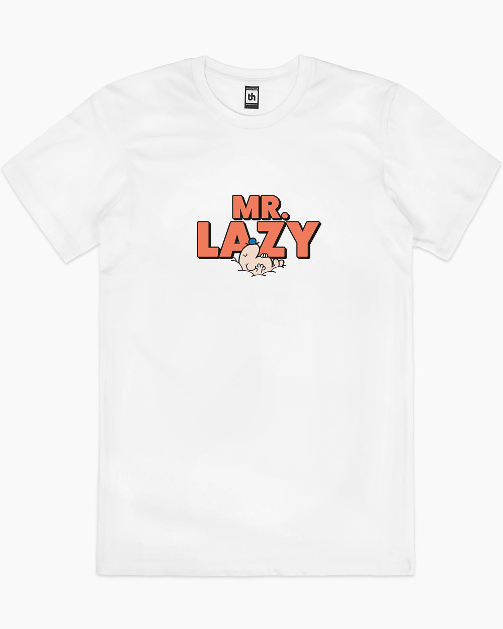 Mr. Lazy T-Shirt Australia Online #colour_white