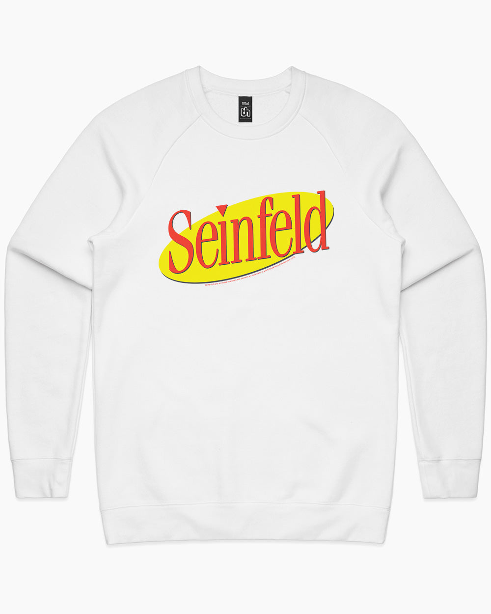 Seinfeld Logo Jumper Australia Online #colour_white