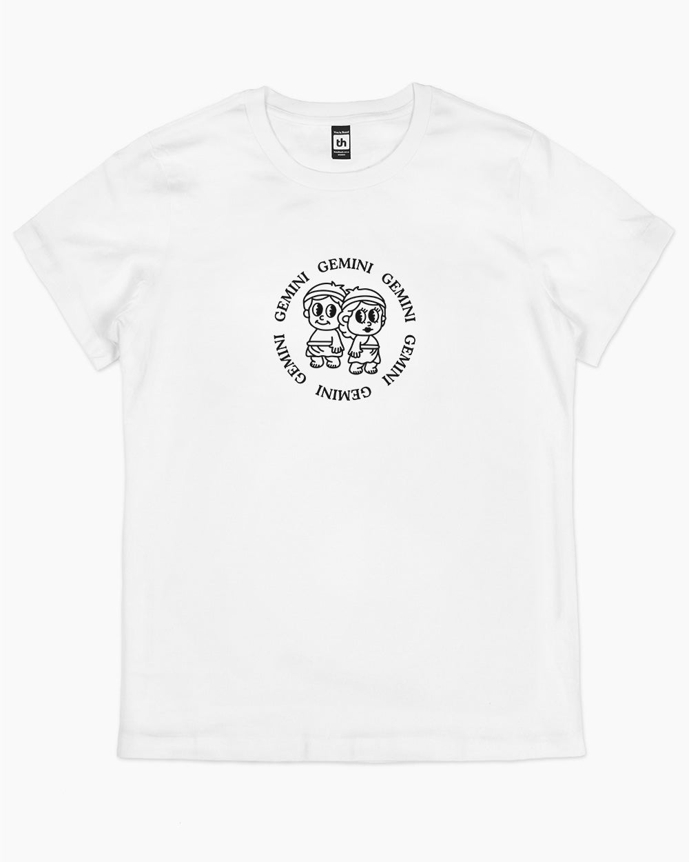 Gemini T-Shirt Australia Online #colour_white