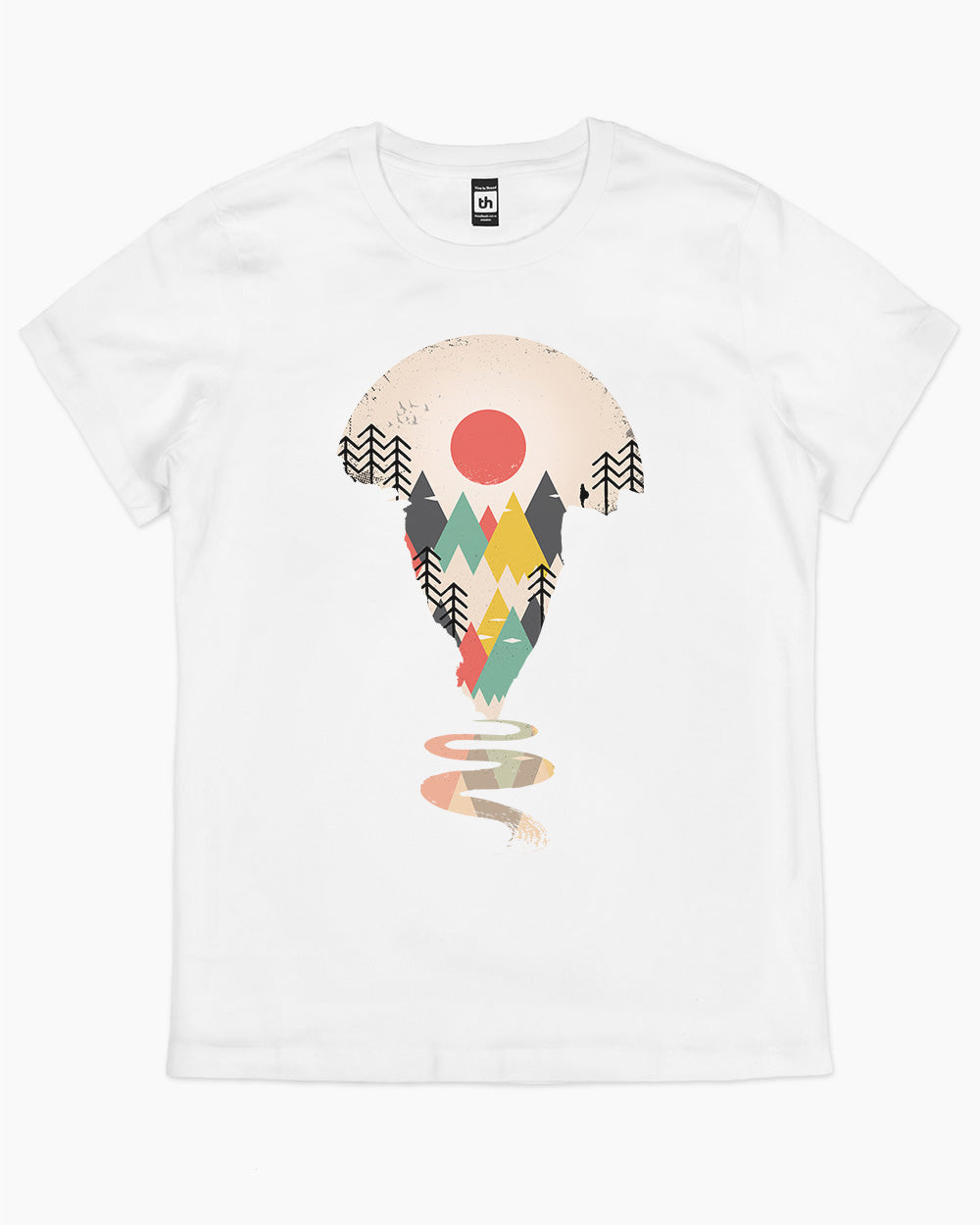 Exploring Landscapes T-Shirt Australia Online #colour_white