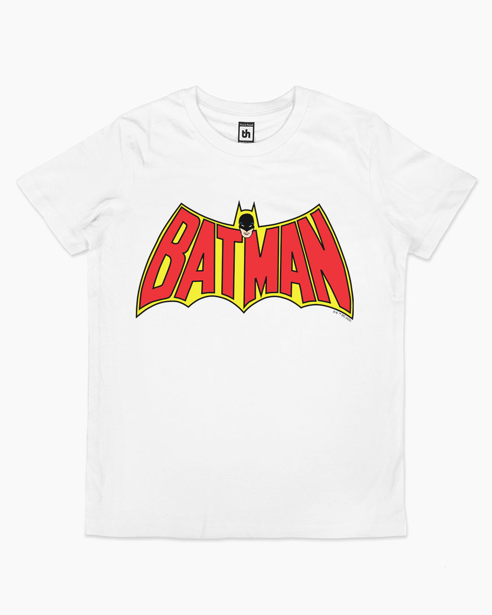 Bat Wing Logo Red Yellow Kids T-Shirt Australia Online #colour_white