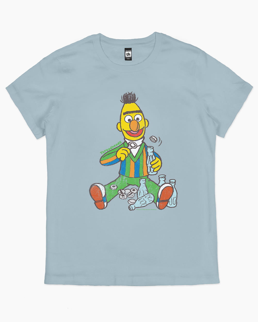 Bert T-Shirt Australia Online #colour_pale blue