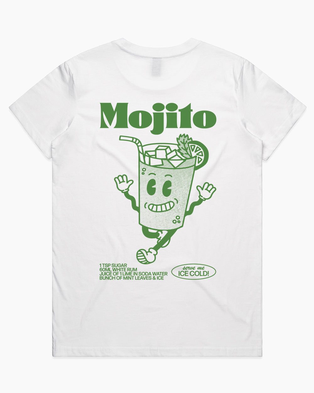 Mojito T-Shirt Australia Online #colour_white