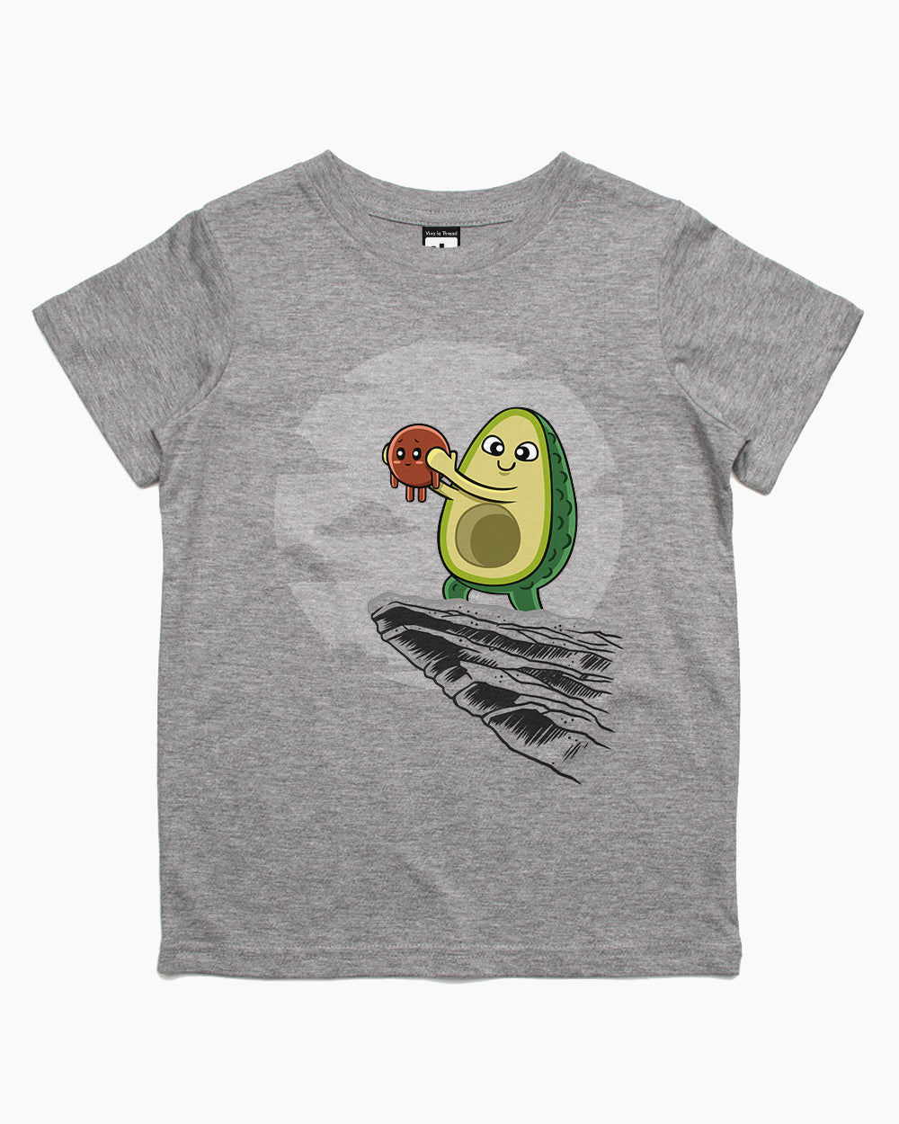 Avocado King Kids T-Shirt Australia Online #colour_grey