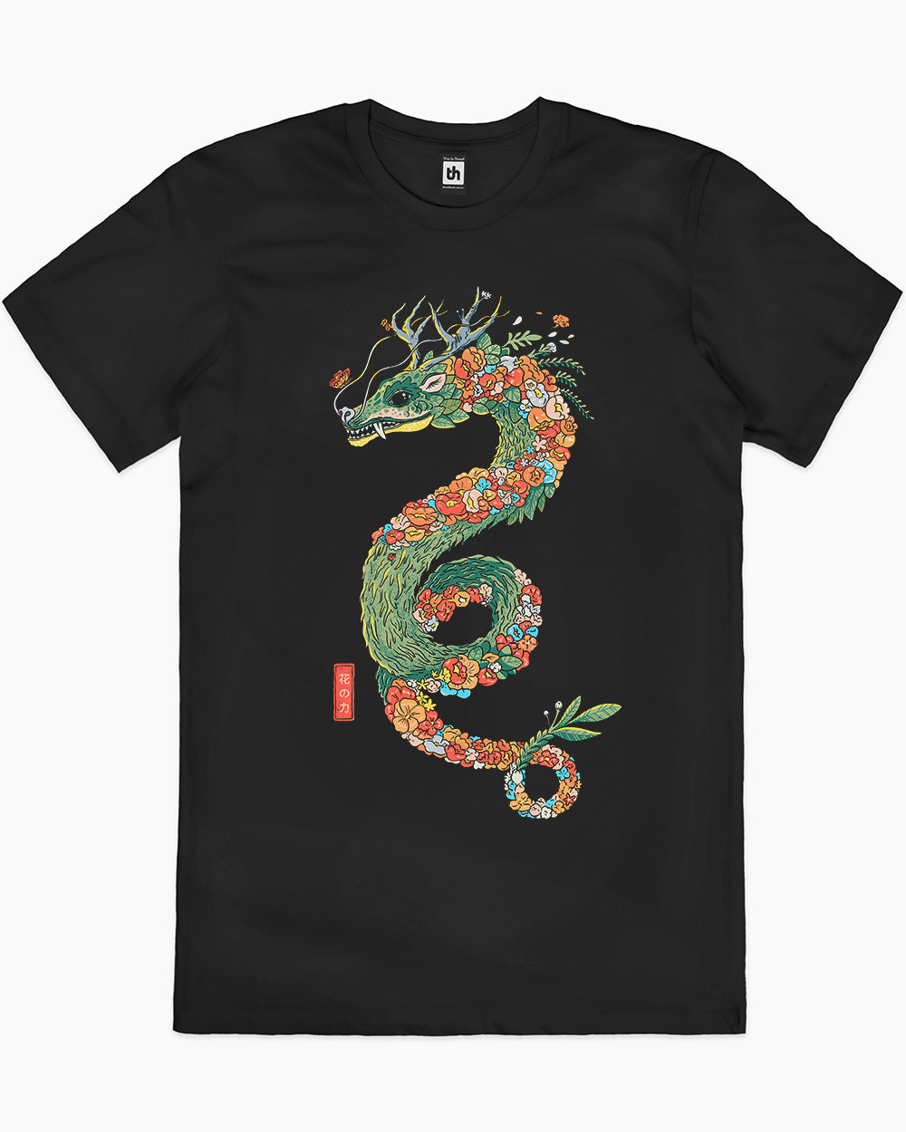 Flower Dragon T-Shirt | Graphic T-Shirts Australia