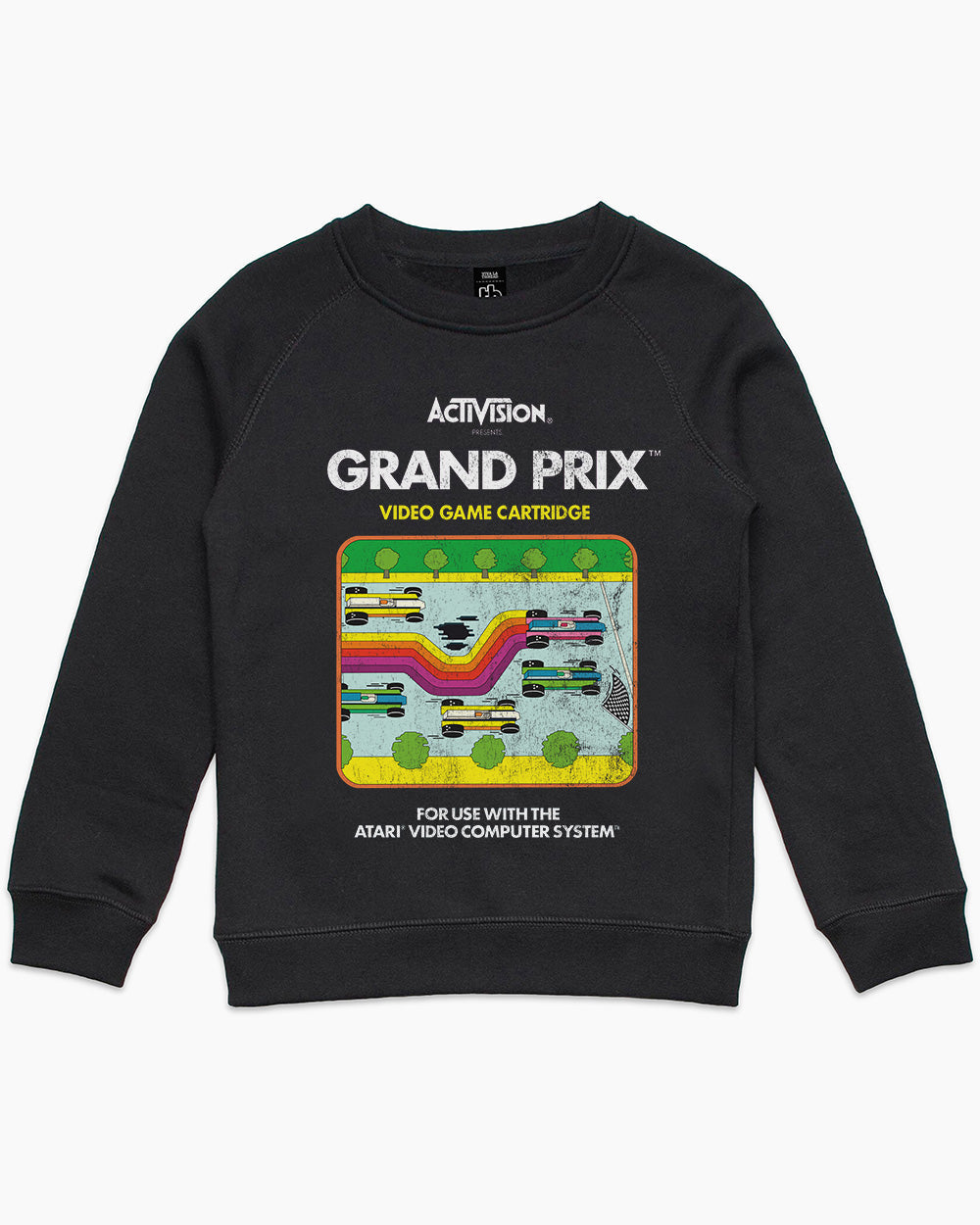 Grand Prix Vintage Kids Sweater Australia Online #colour_black