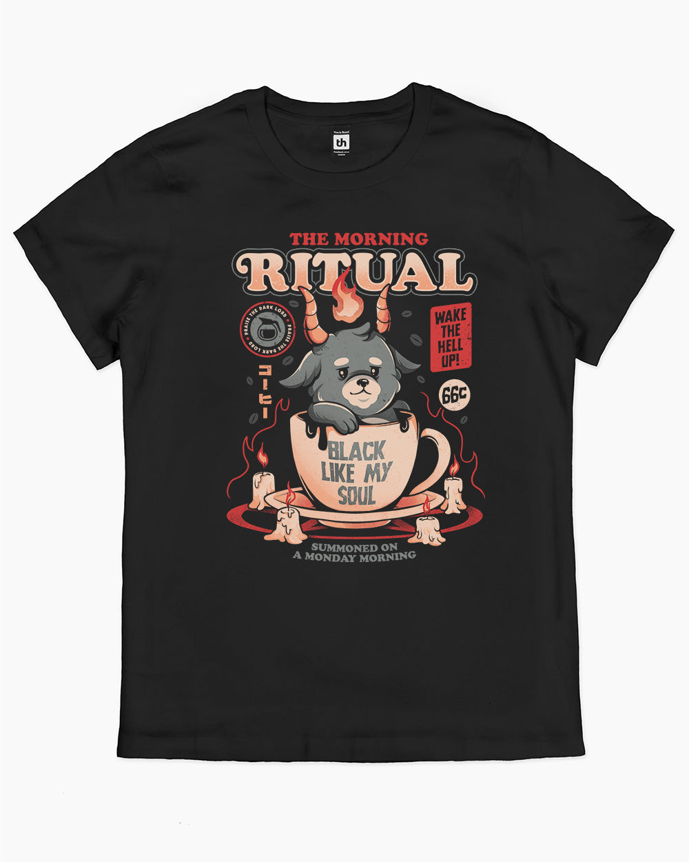 The Morning Ritual T-Shirt Australia Online #colour_black