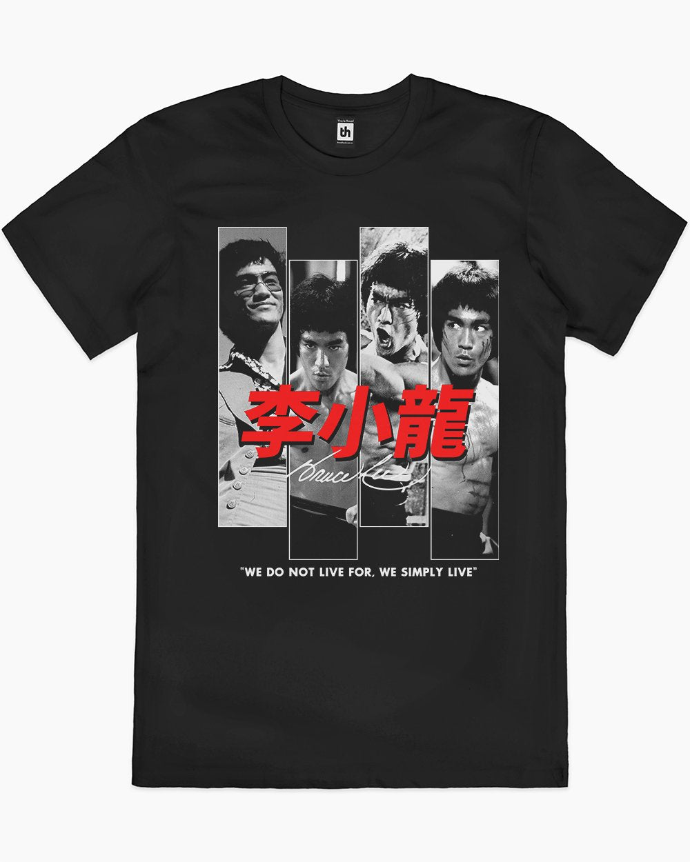 Bruce Lee Scenes T-Shirt Australia Online #colour_black