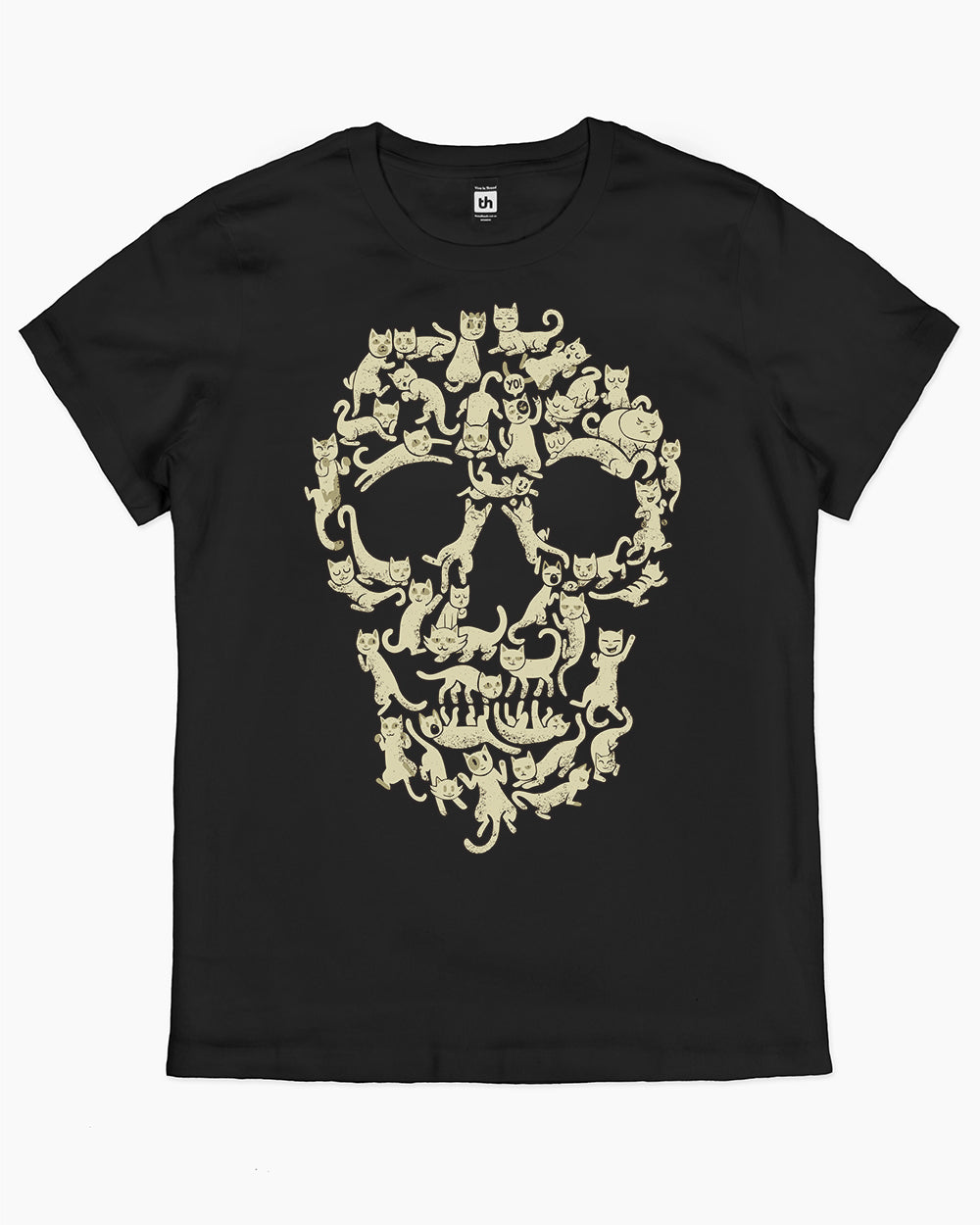 Catskull T-Shirt Australia Online #colour_black