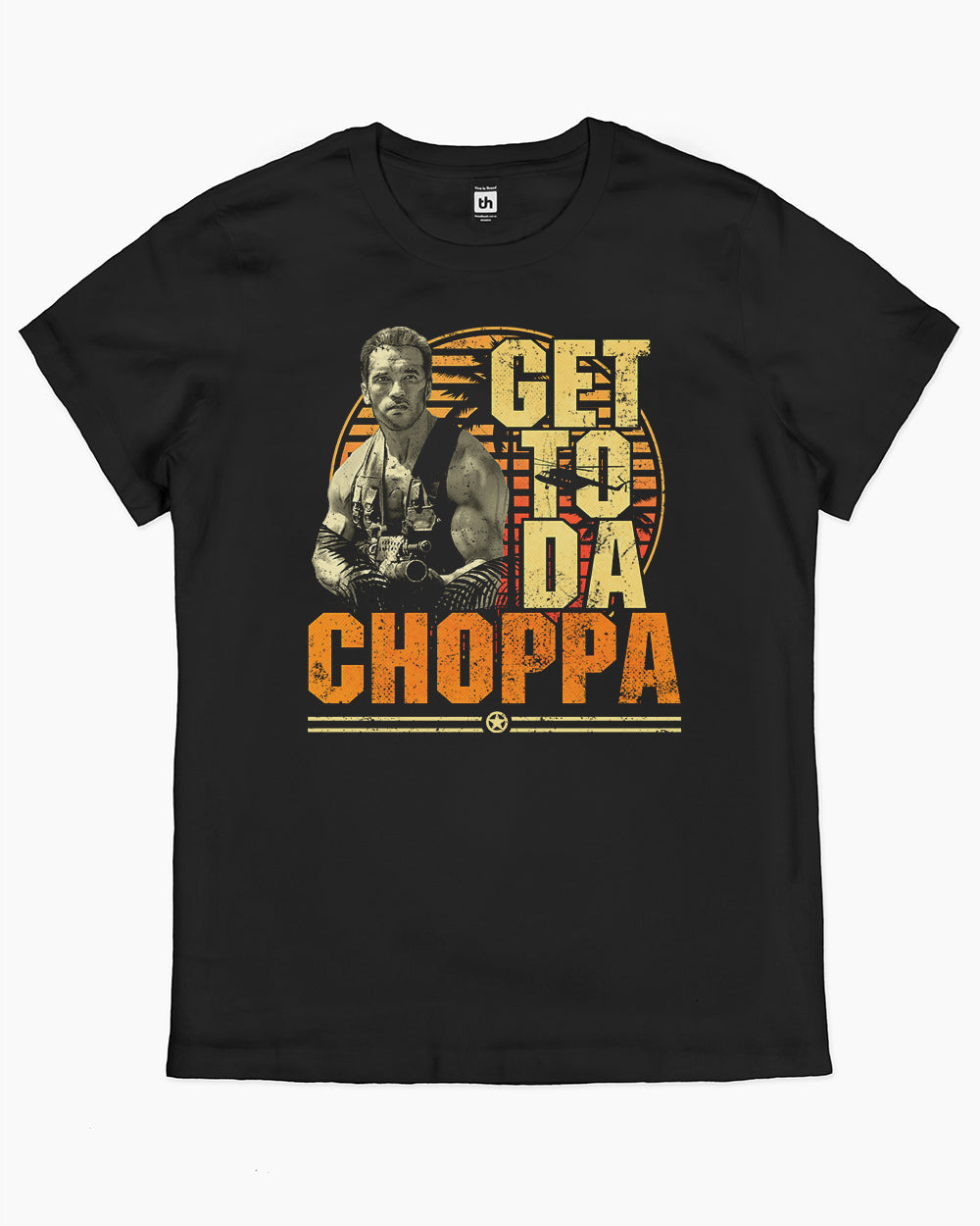 Get To Da Choppa T-Shirt Australia Online #colour_black