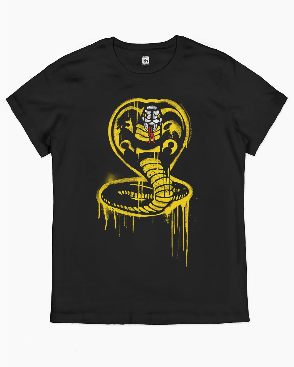 Cobra Kai Drip Logo T-Shirt Australia Online #colour_black