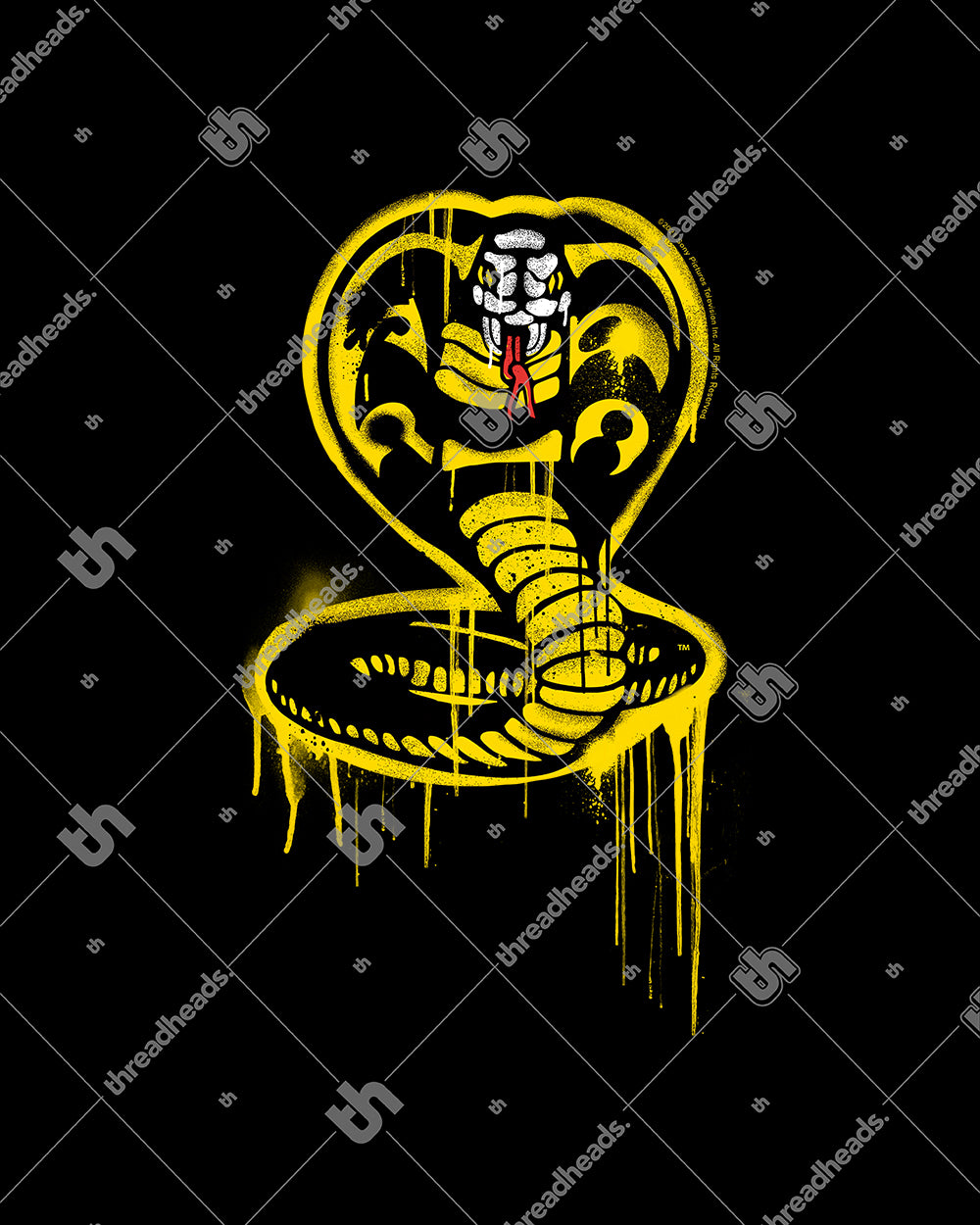 Cobra Kai Drip Logo Tank Australia Online #colour_black