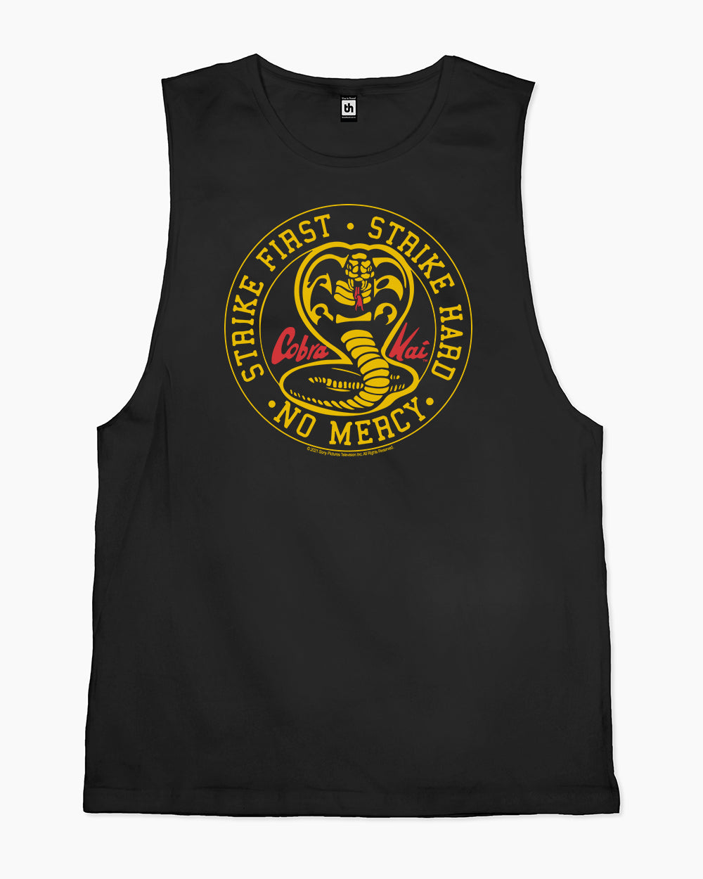 Cobra Kai No Mercy Icon Tank Australia Online #colour_black