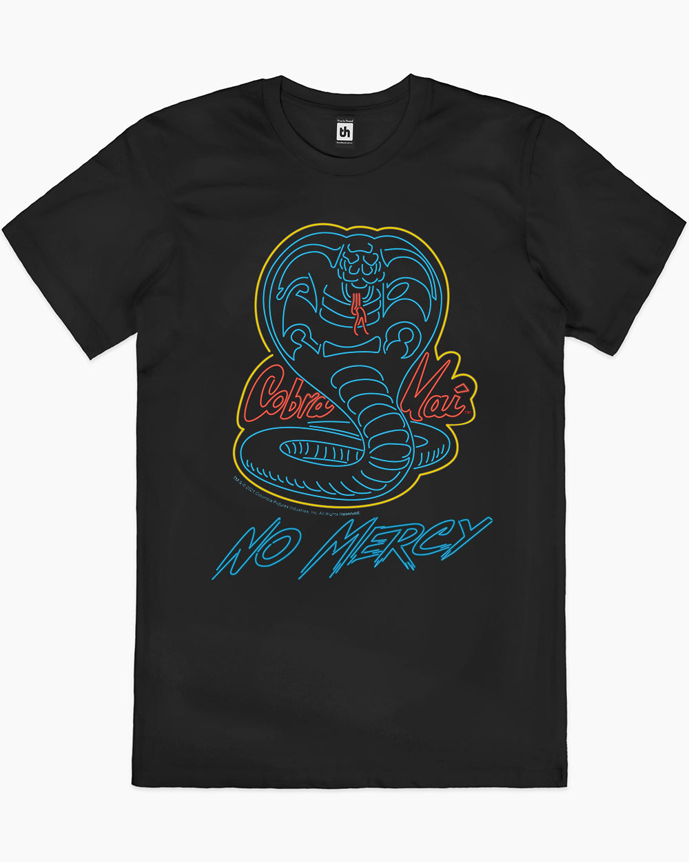 Cobra Kai No Mercy Neon T-Shirt | Official Cobra Kai Merch Australia