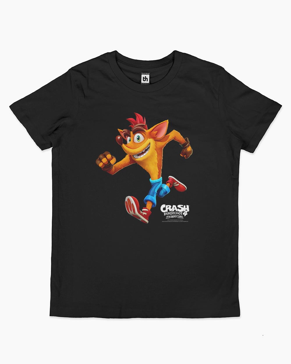 Crash It's About Time Kids T-Shirt Australia Online #colour_black