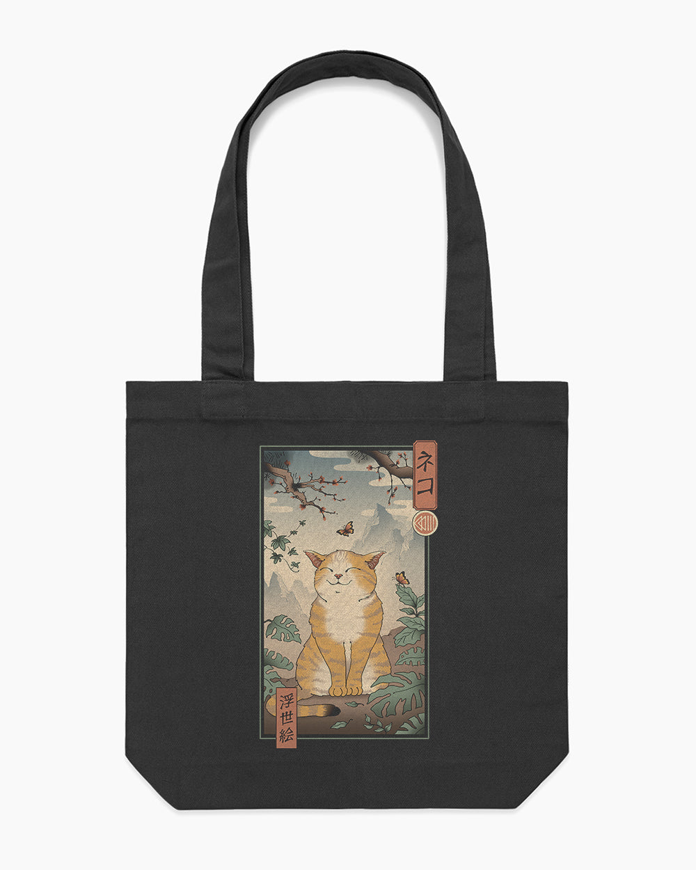Edo Cat Tote Bag Australia Online #colour_